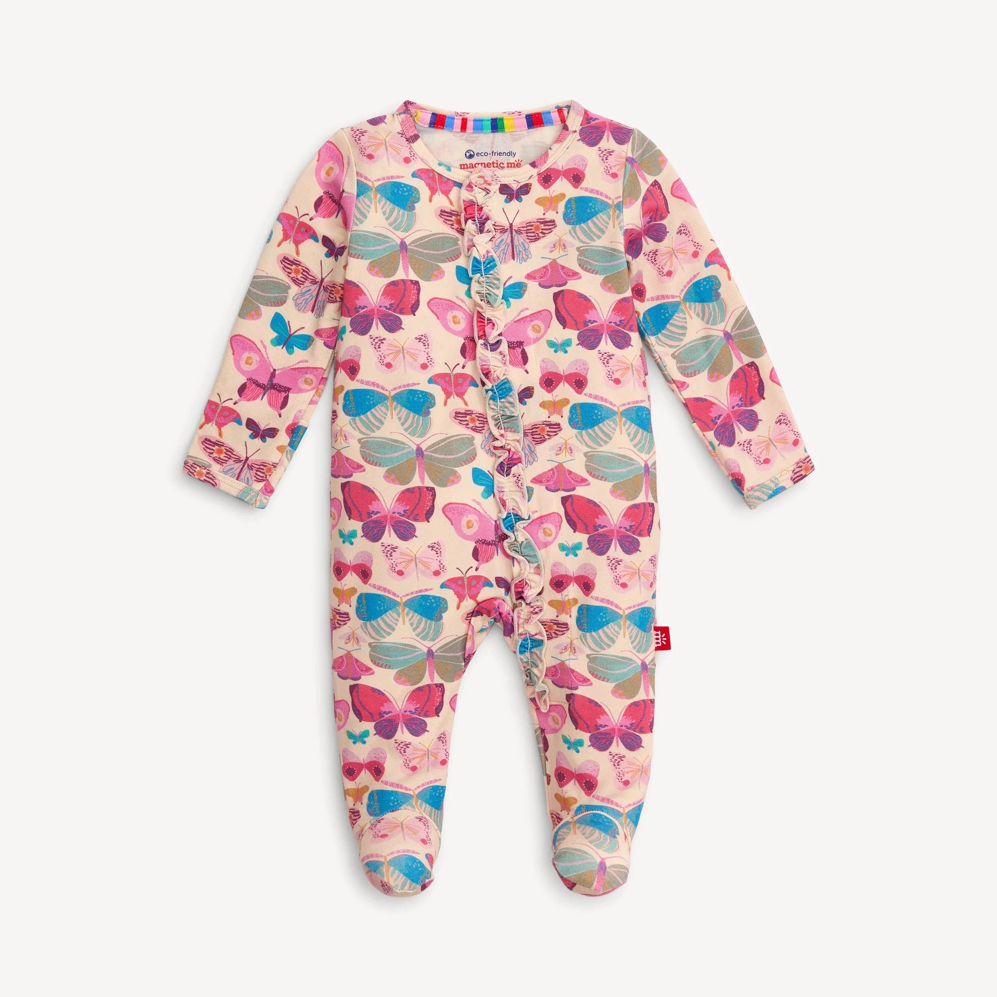 Modal Magnetic Footie With Ruffle - All A-Flutter
