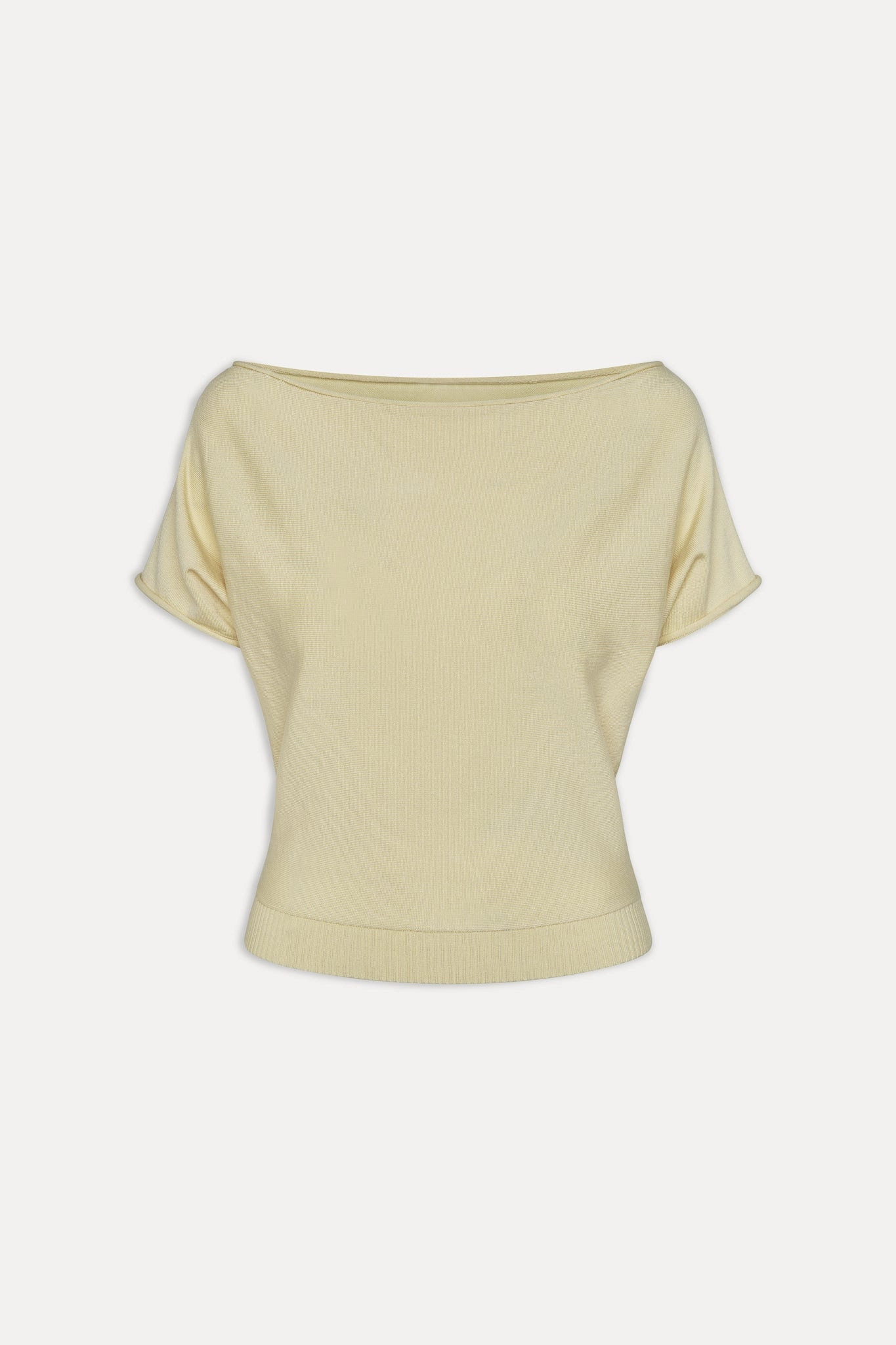 Montecito Boat Neck Knit Shirt - Buttercup