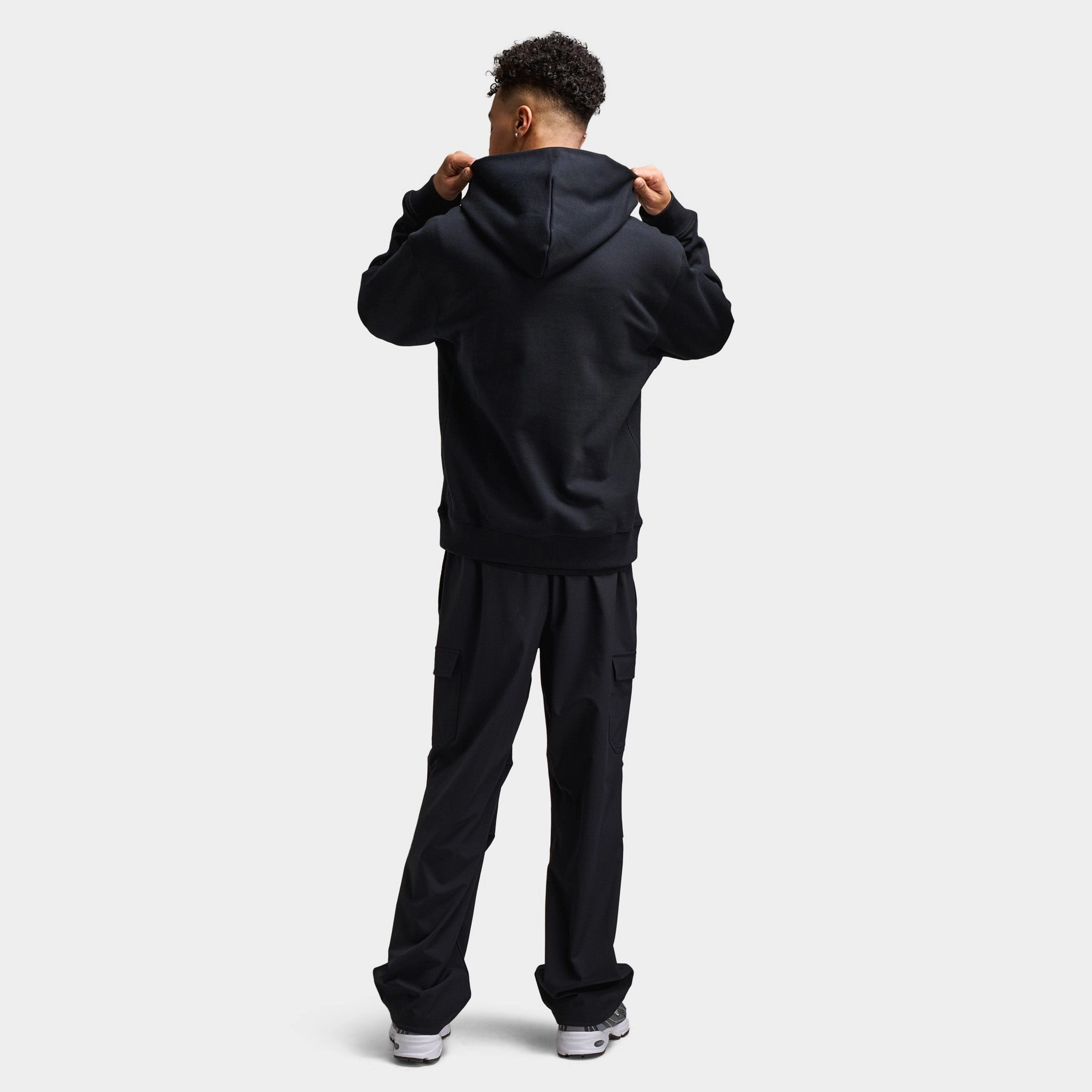 New Balance Athletics French Terry Logo Hoodie / Black