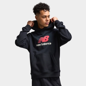 New Balance Athletics French Terry Logo Hoodie / Black