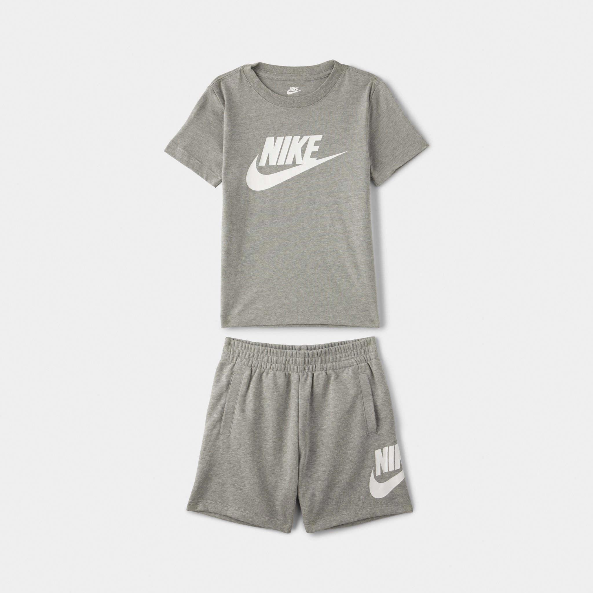 Nike Child Boys' Club T-shirt & Shorts Set / Dark Grey Heather