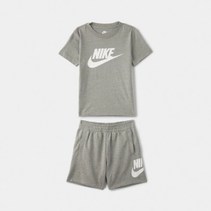 Nike Child Boys' Club T-shirt & Shorts Set / Dark Grey Heather