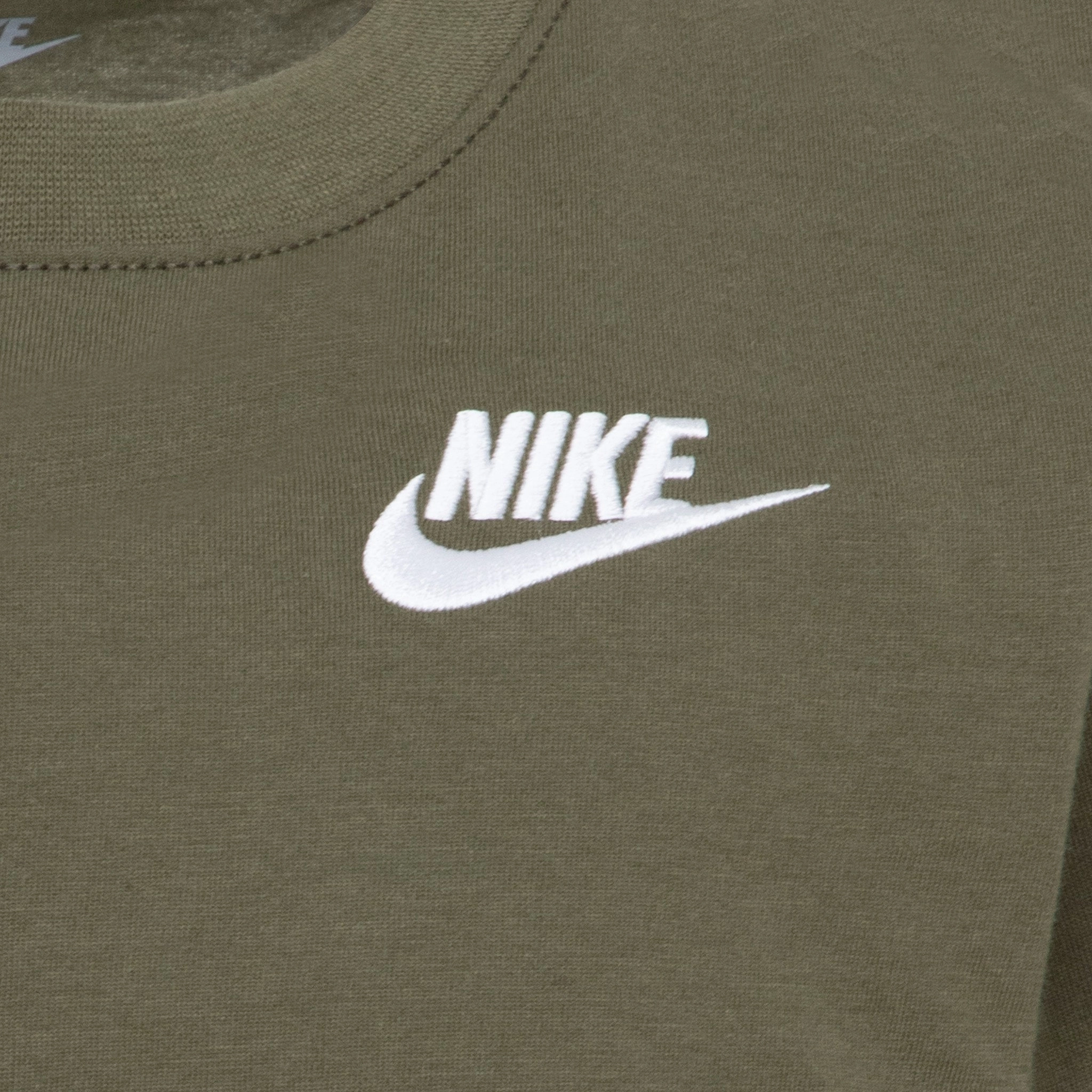 Nike Children's Club T-Shirt & Shorts Set / Medium Olive