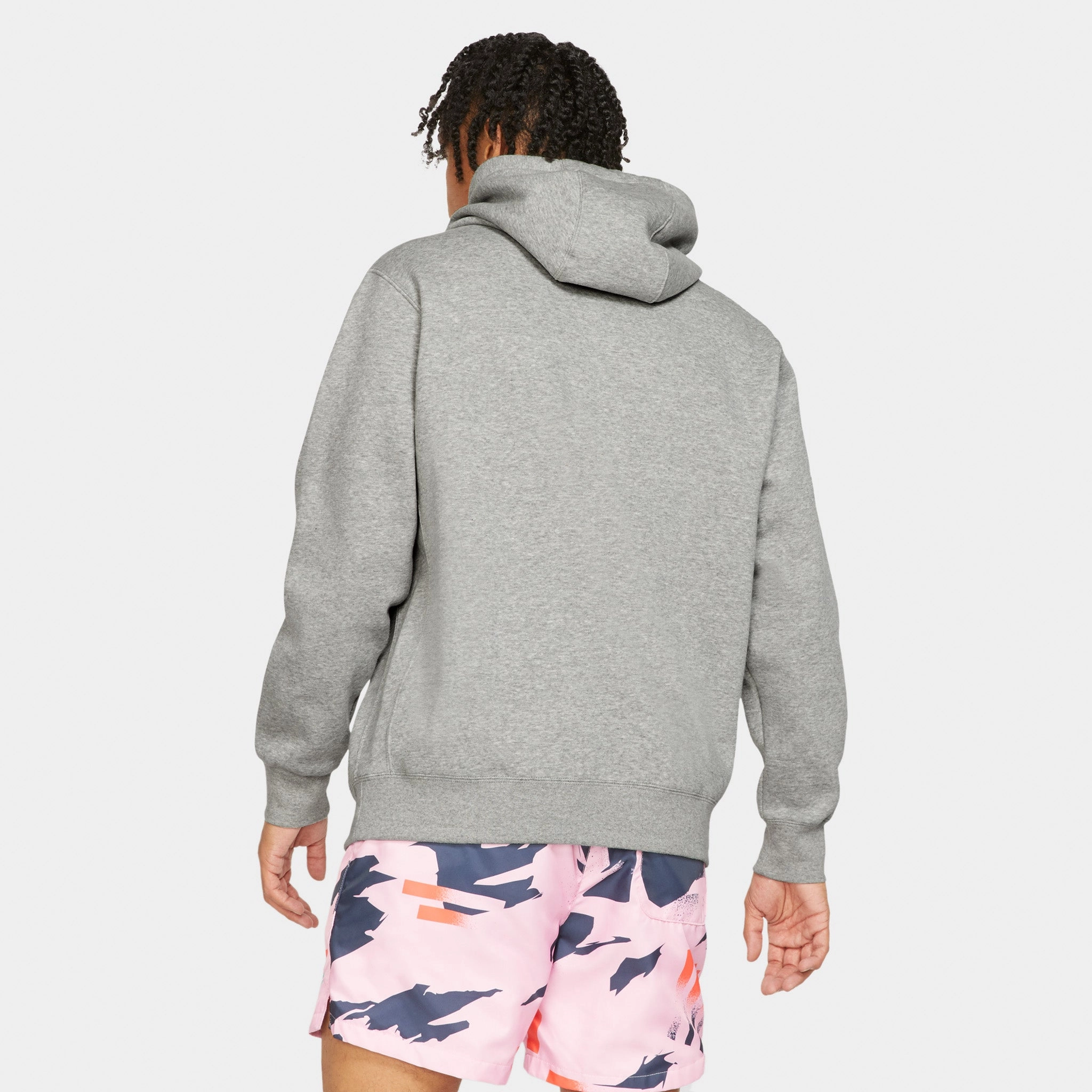 Nike Sportswear Club Fleece Pullover Hoodie / Dark Grey Heather