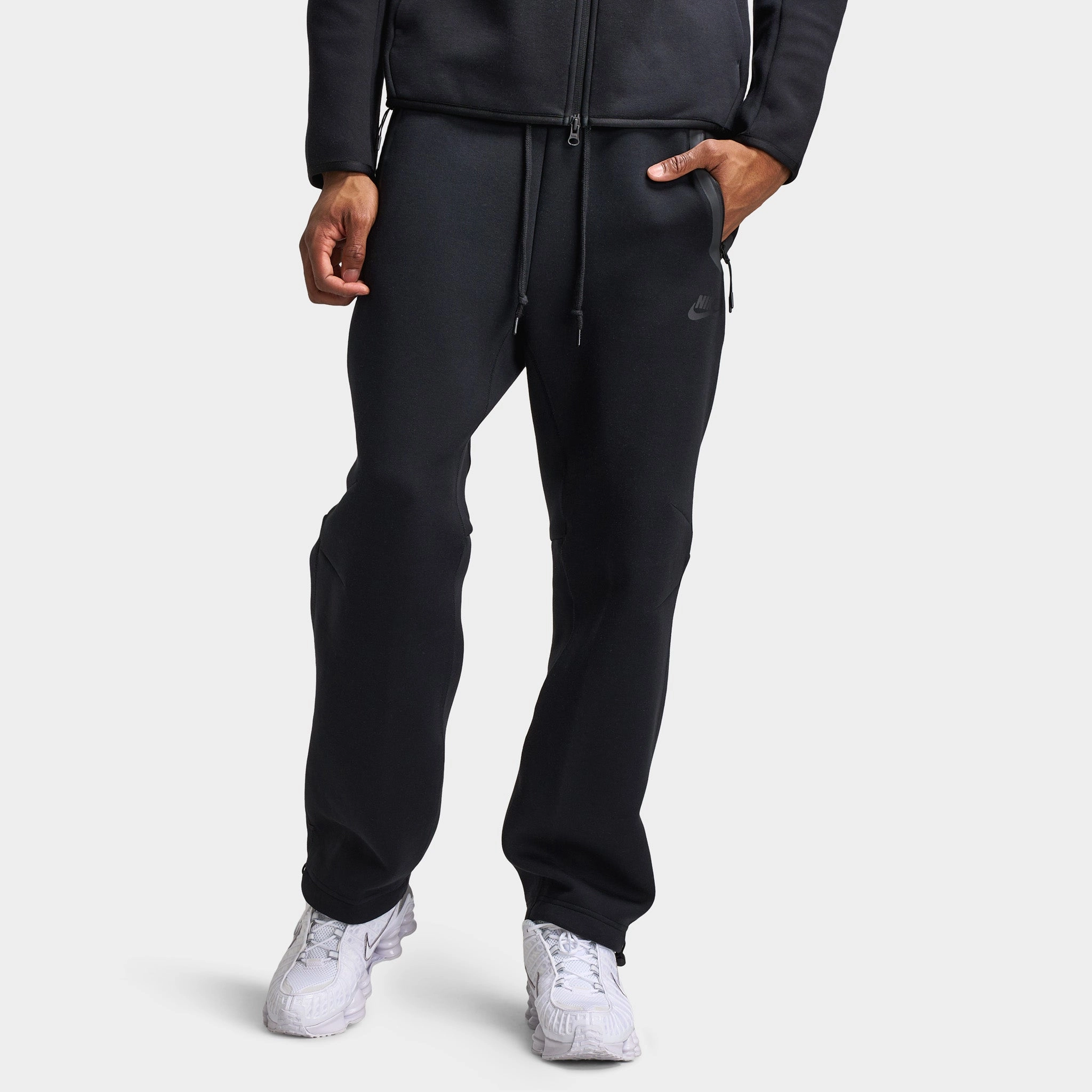 Nike Tech Fleece Open Hem Joggers Black / Black