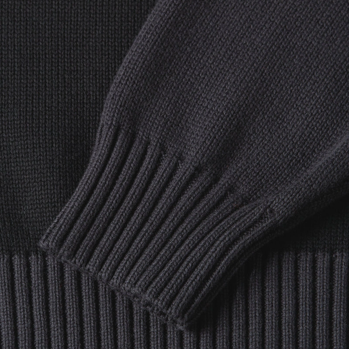 Old School Knitted Sweater 'Moonless Night'