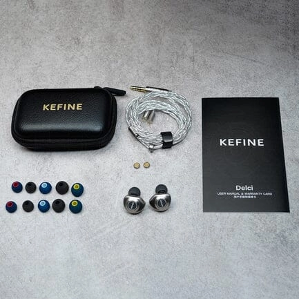 Open Box KEFINE Delci AE 10mm Dynamic Driver In-Ear Earphone