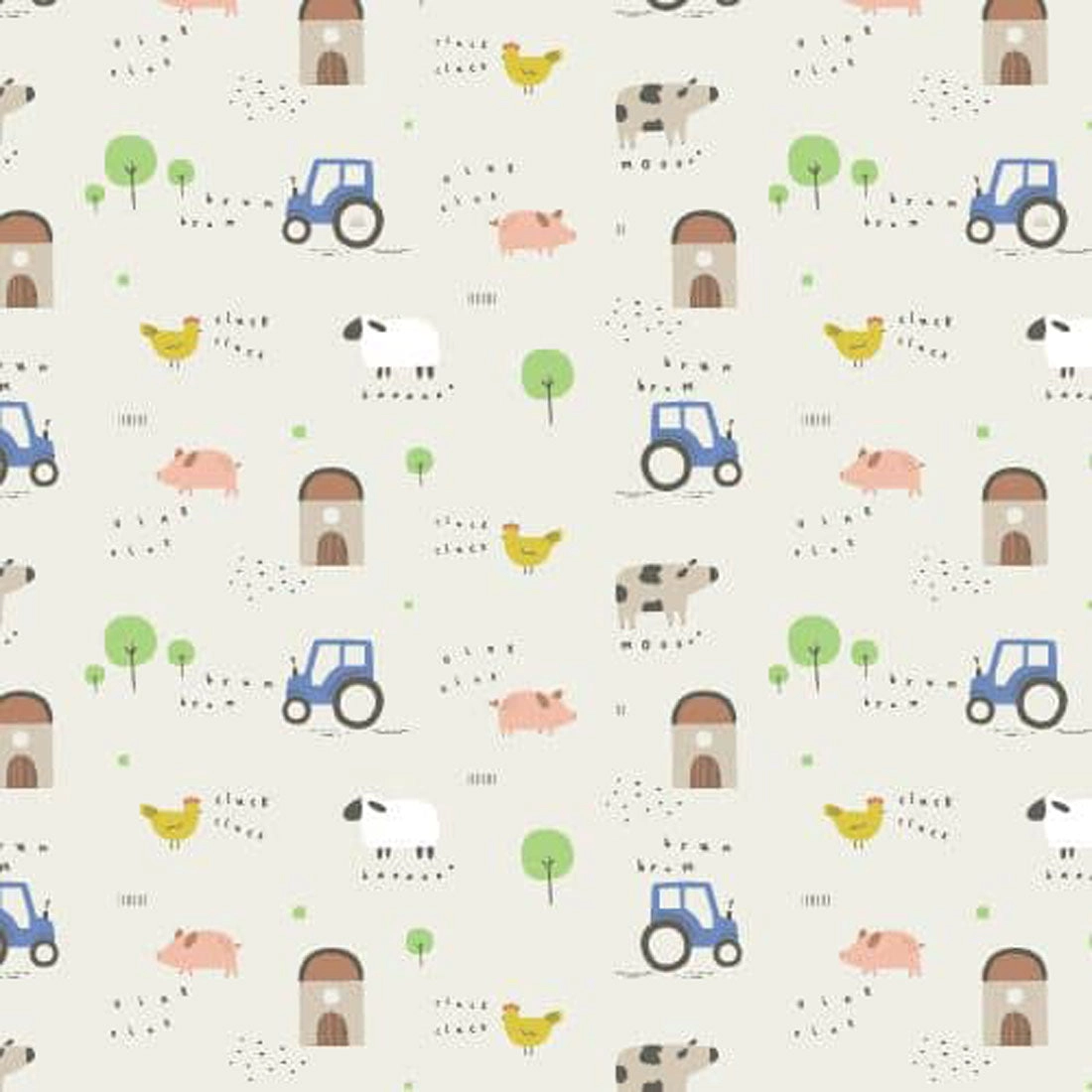 Organic Cotton Magnetic Footie - Pasture Bedtime