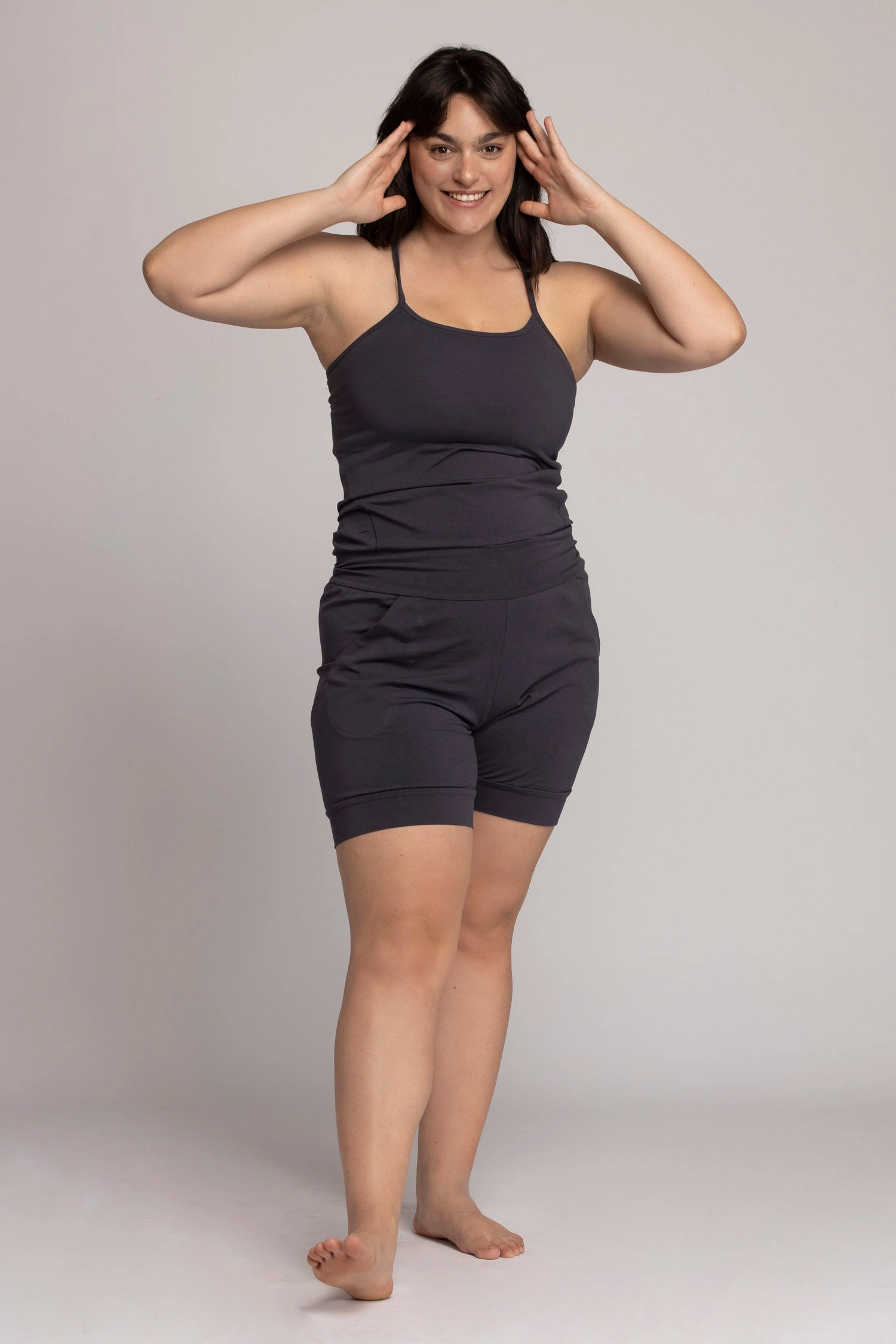 Organic Cotton Short Yoga Jumpsuit