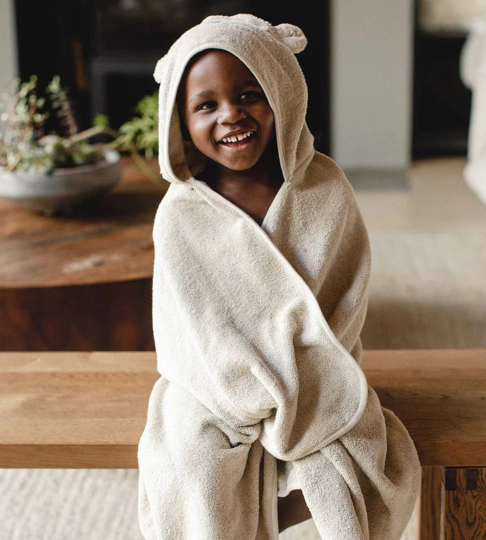 Organic Cotton Toddler Hooded Towel