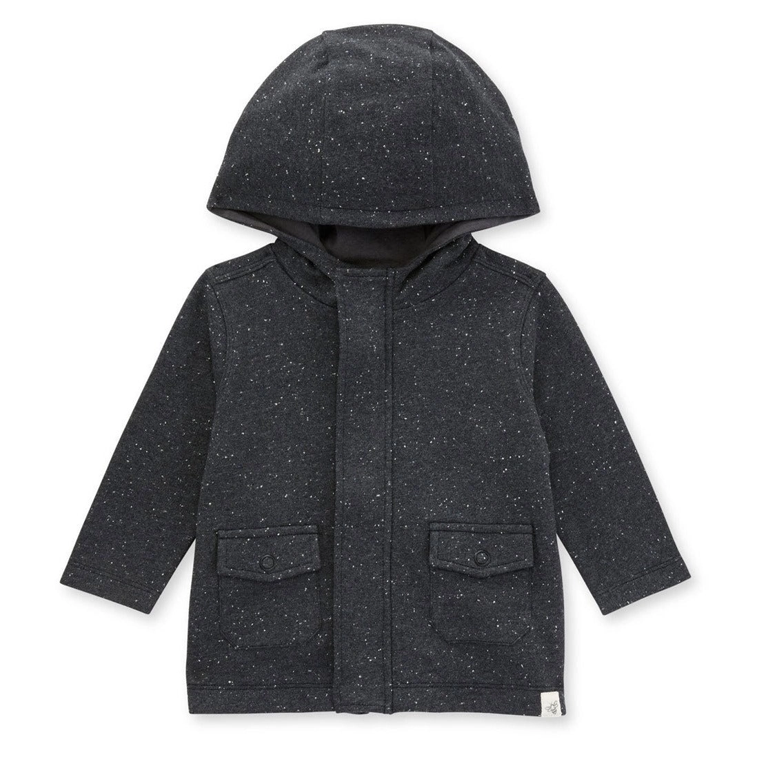 Organic Cotton Utility Jacket - Speckled Heather - FINAL SALE
