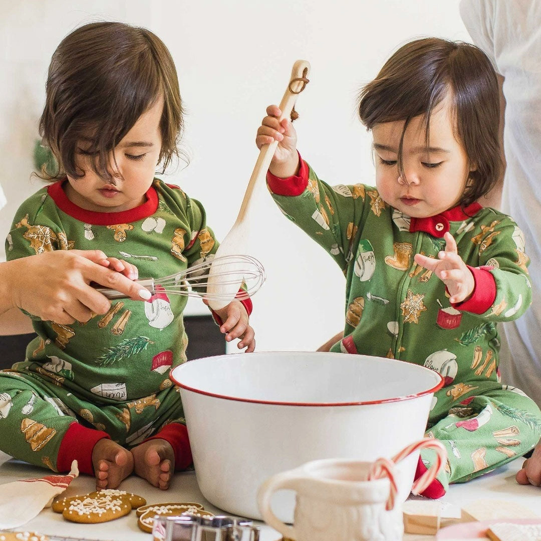 Pajamas - Holiday Cookies - Dark Jade