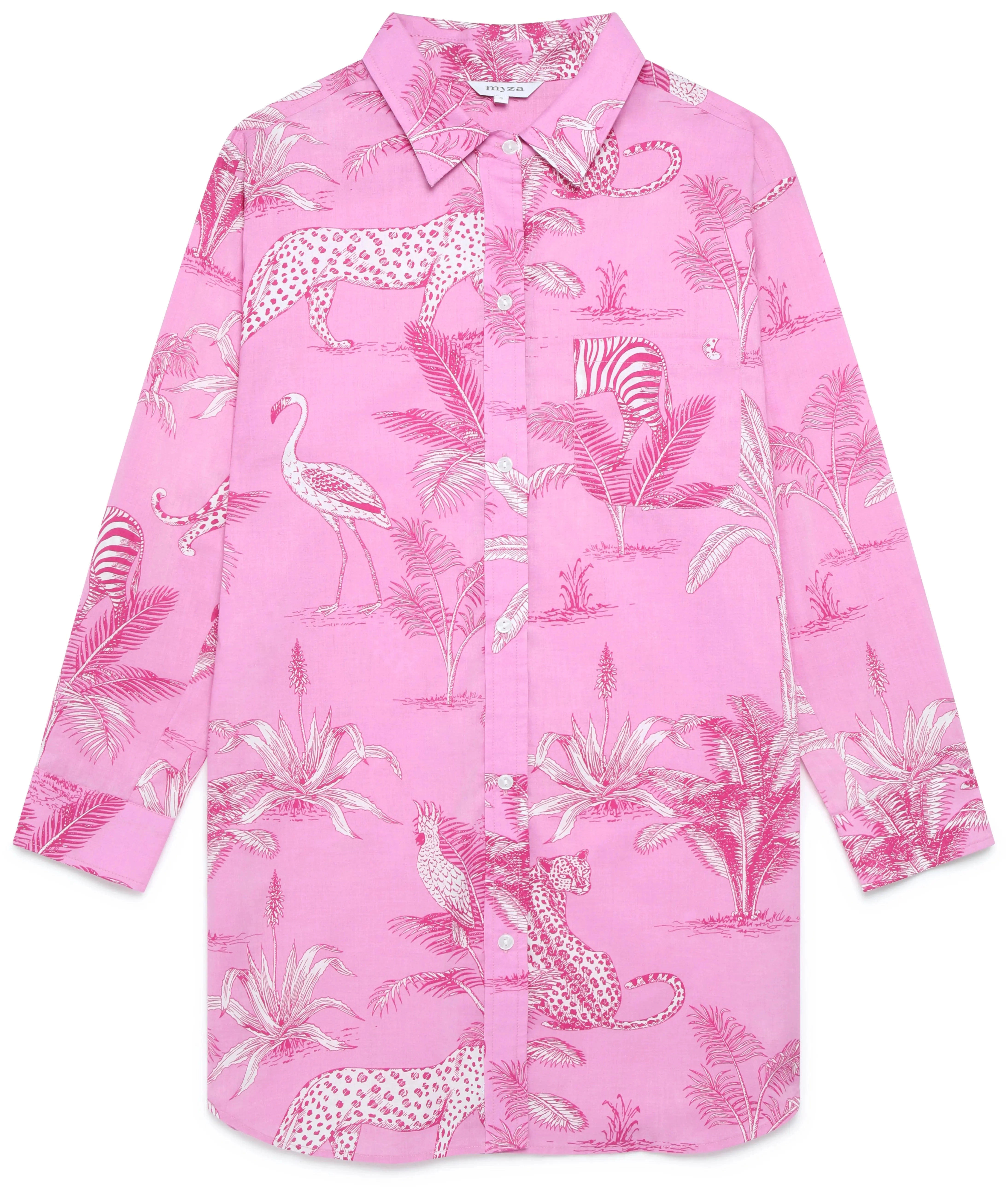 Pink Jungle Women's Organic Cotton Nightshirt