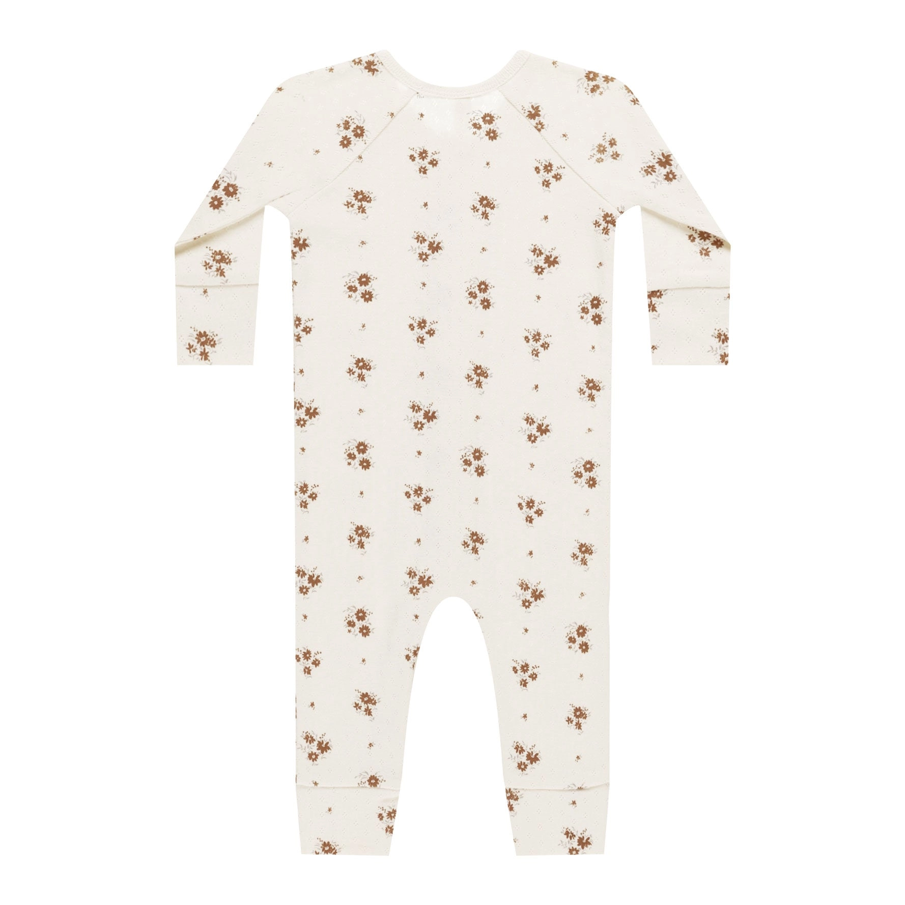 Pointelle Long John - Autumn Flora - Ivory - FINAL SALE