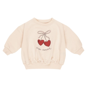 Relaxed Fleece Sweatshirt - Mon Amour - Antique