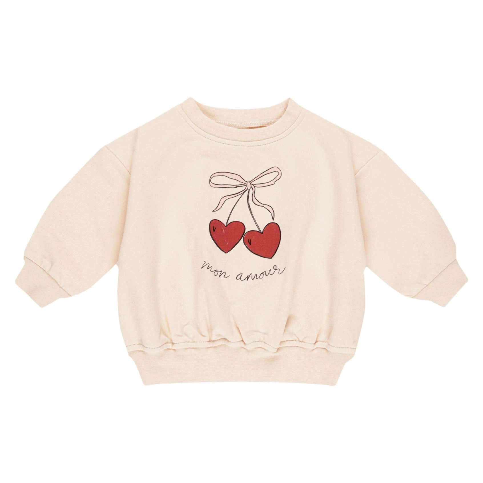 Relaxed Fleece Sweatshirt - Mon Amour - Antique