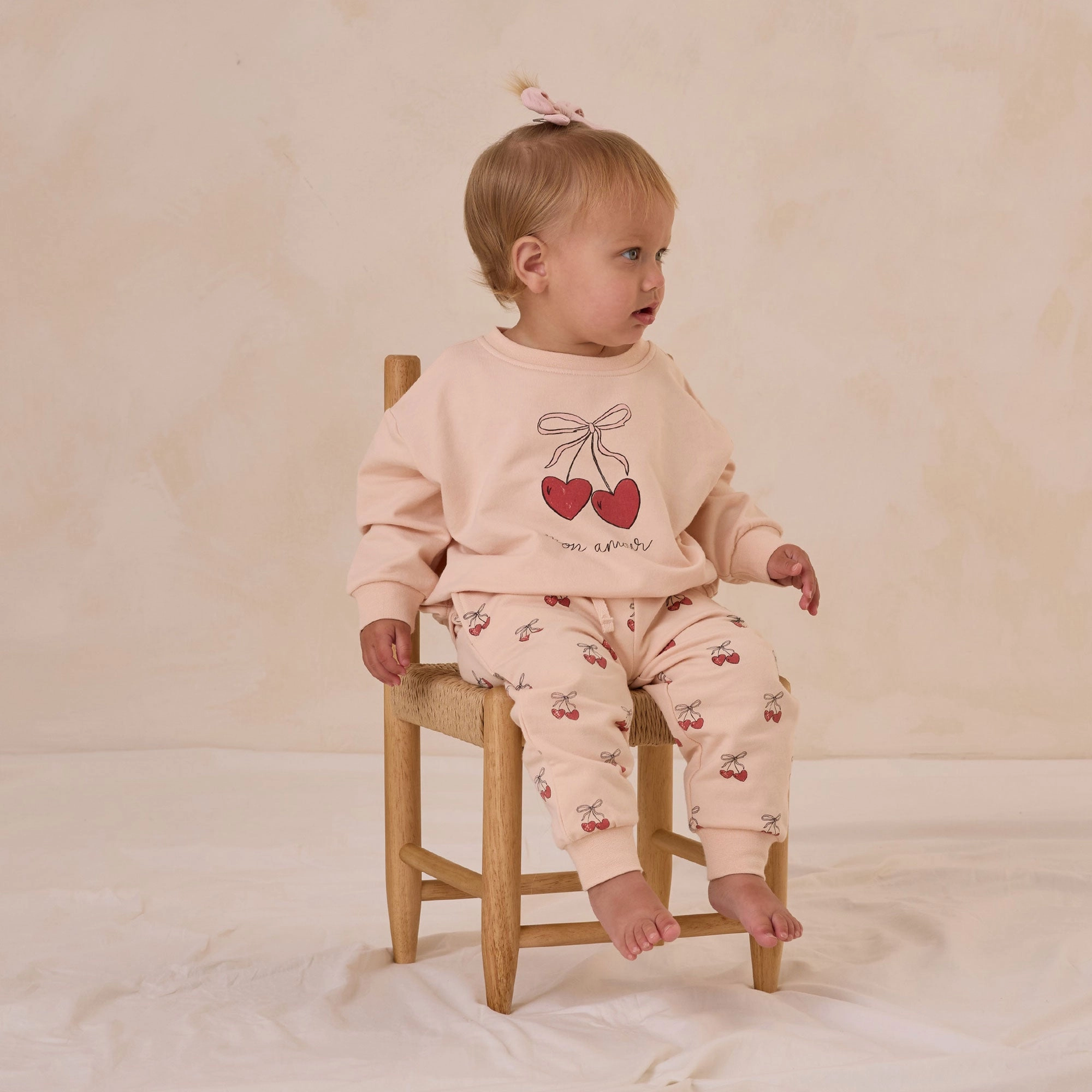 Relaxed Fleece Sweatshirt - Mon Amour - Antique