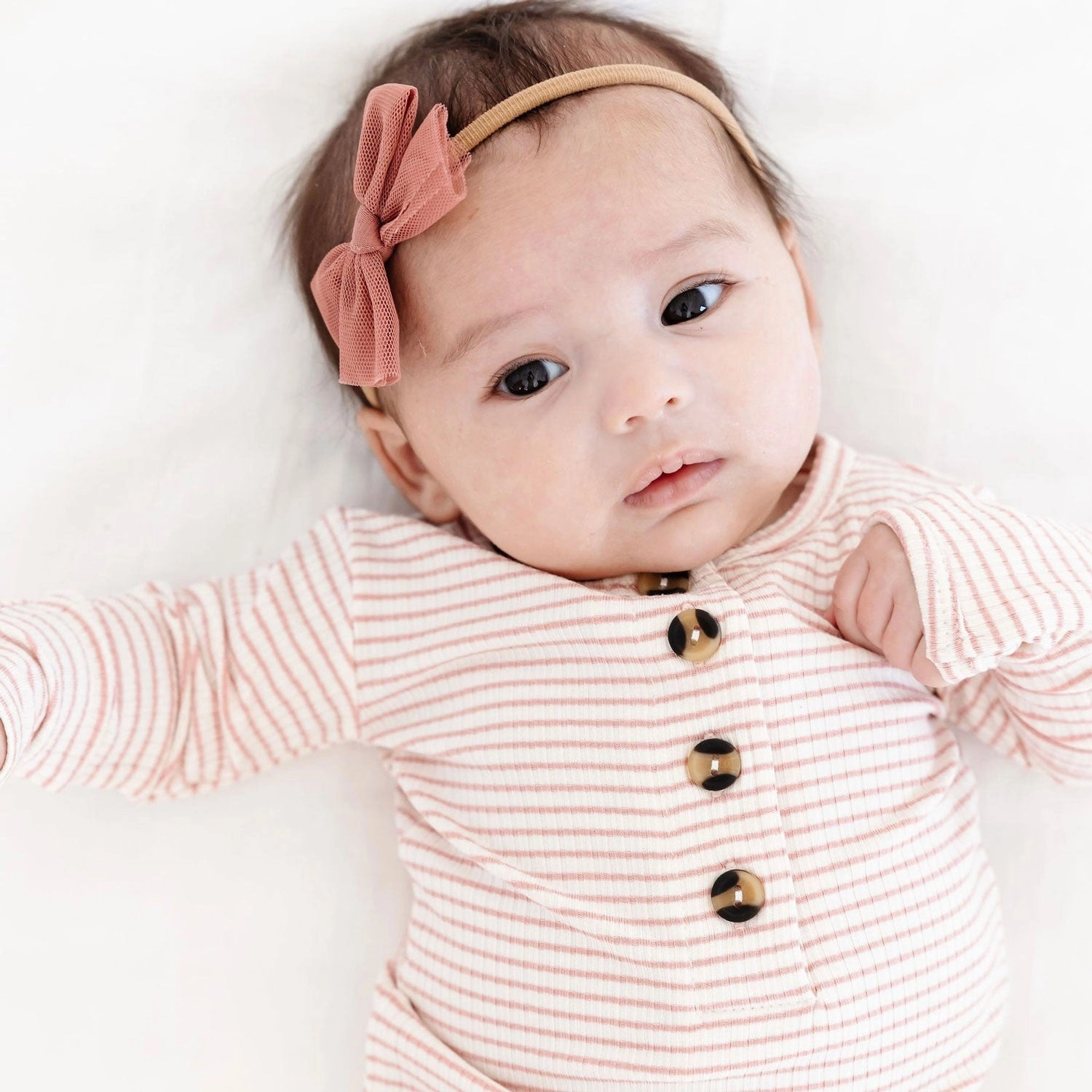 Ribbed Knotted Gown - NB-3M