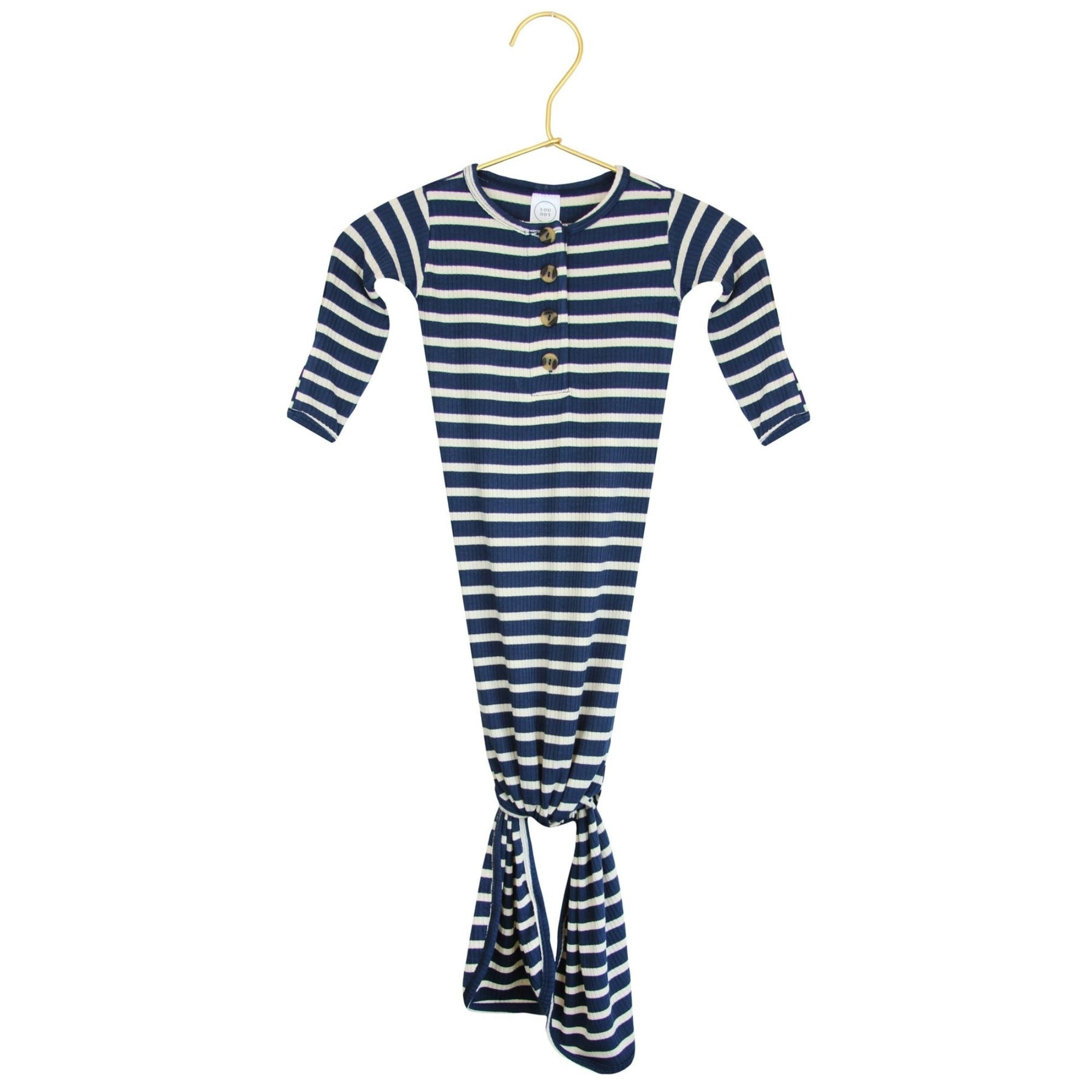 Ribbed Knotted Gown - NB-3M