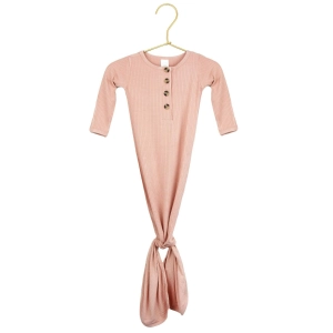 Ribbed Knotted Gown - NB-3M
