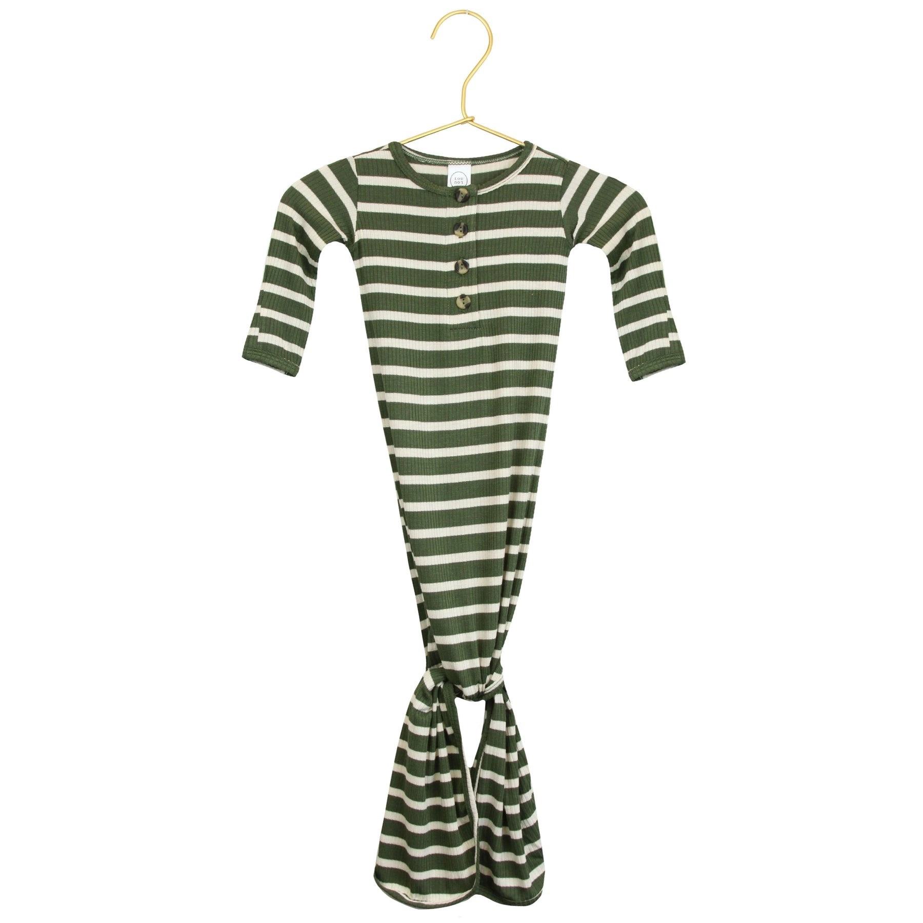 Ribbed Knotted Gown - NB-3M