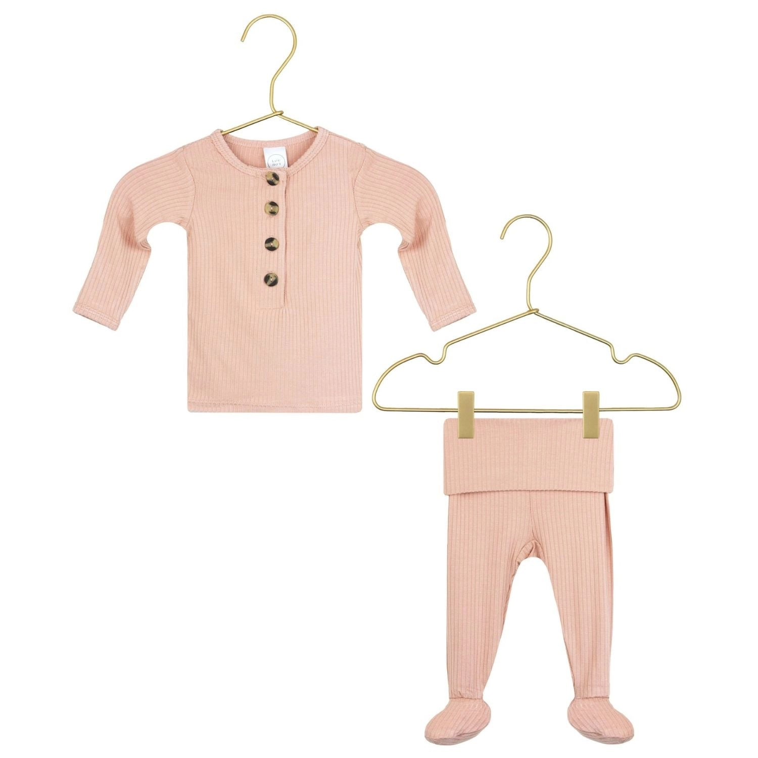 Ribbed Top and Bottoms - Audrey