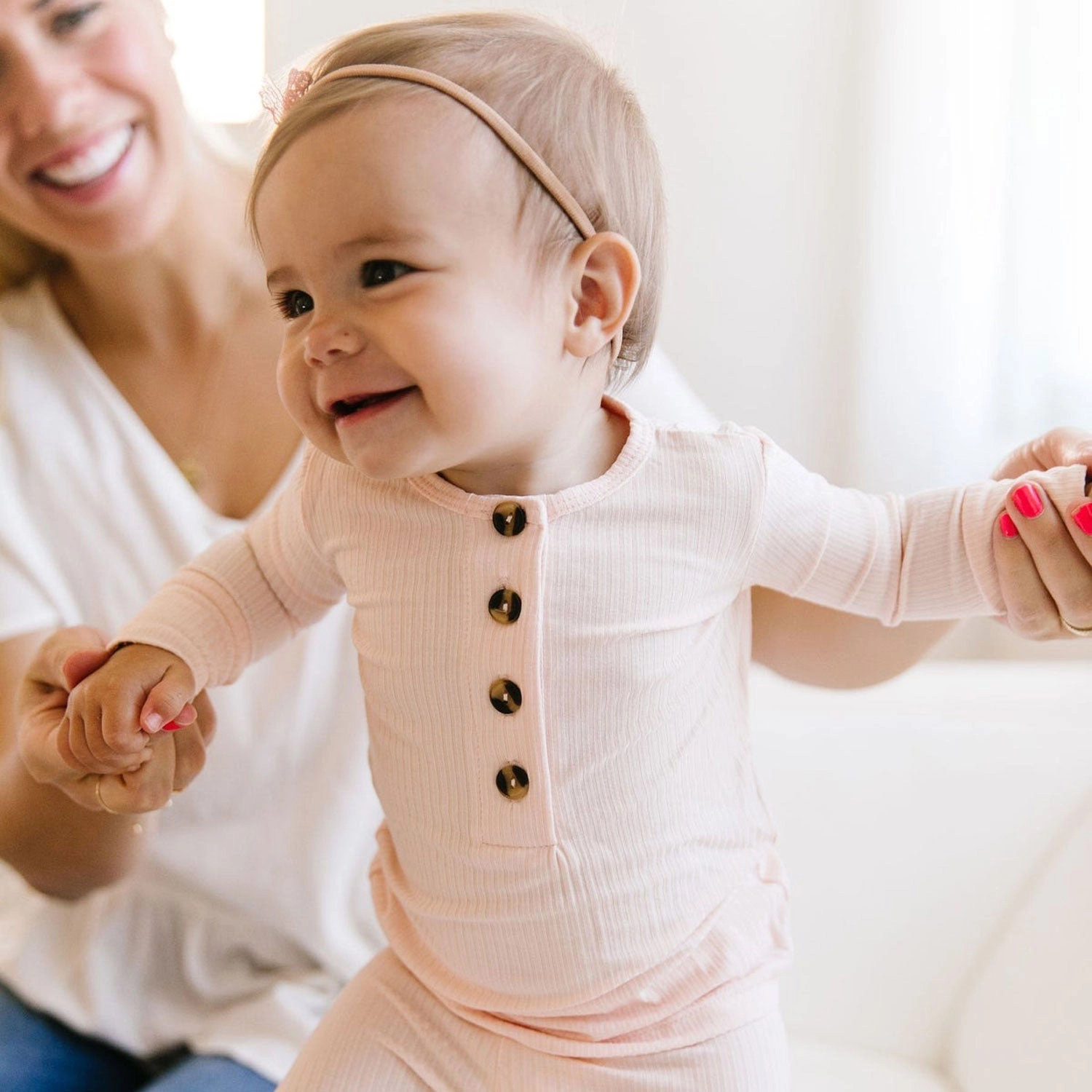 Ribbed Top and Bottoms - Rosie