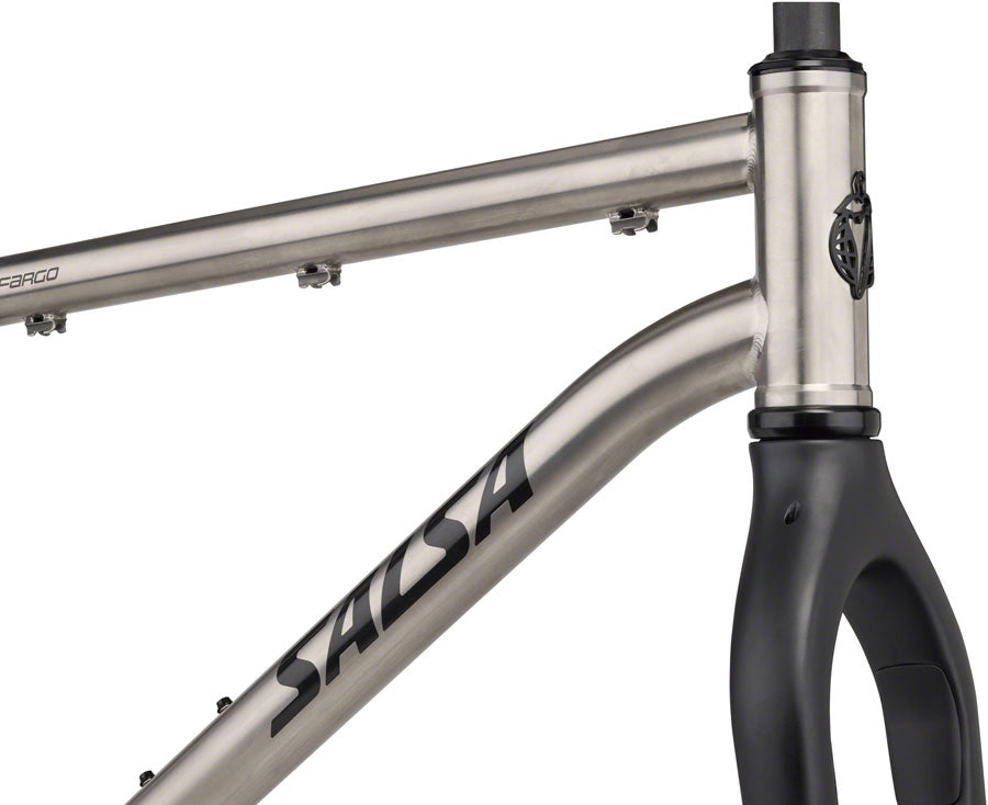 Salsa Fargo Ti Frameset - 29" Titanium Raw Large