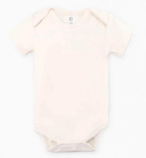 Short Sleeve Classic Bodysuit - Natural