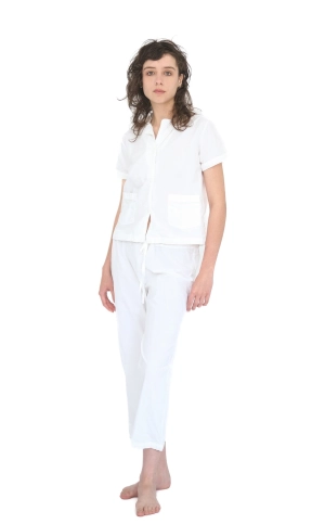 Short Sleeve Classic Set, White