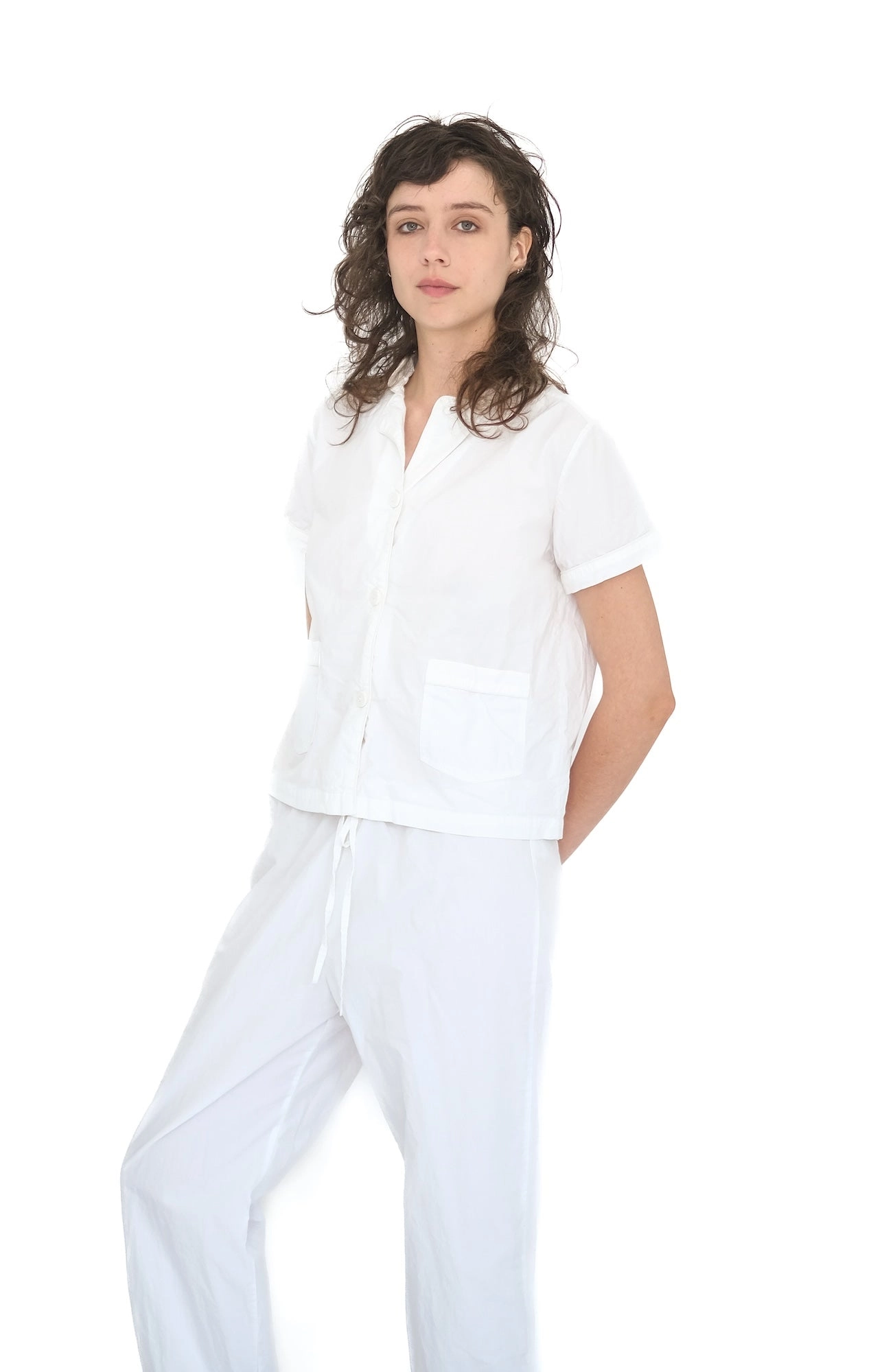 Short Sleeve Classic Set, White