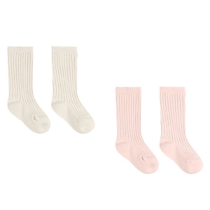 Sock Set - Ivory / Bubblegum