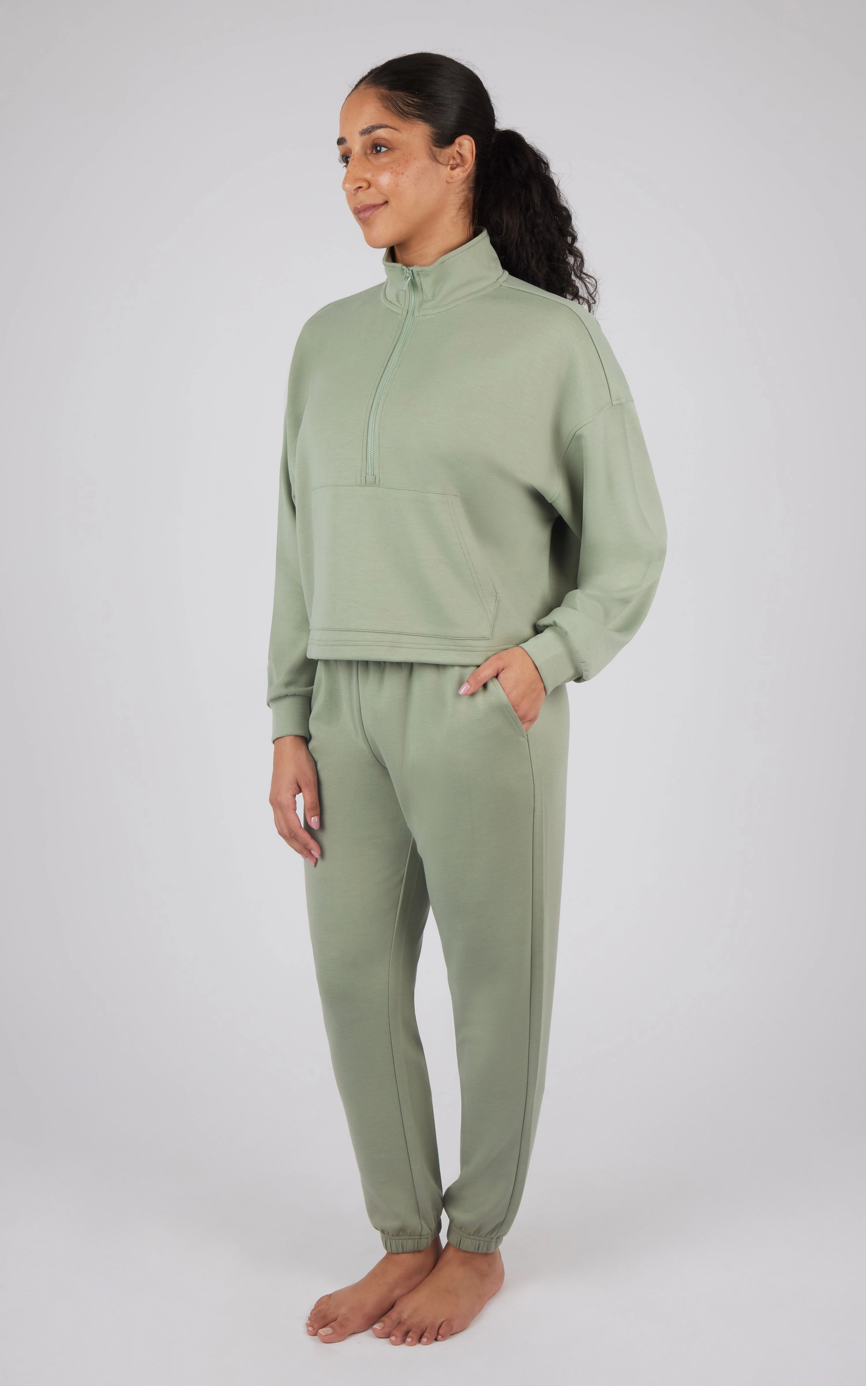 Softlite Half Zip Pullover and Jogger Set