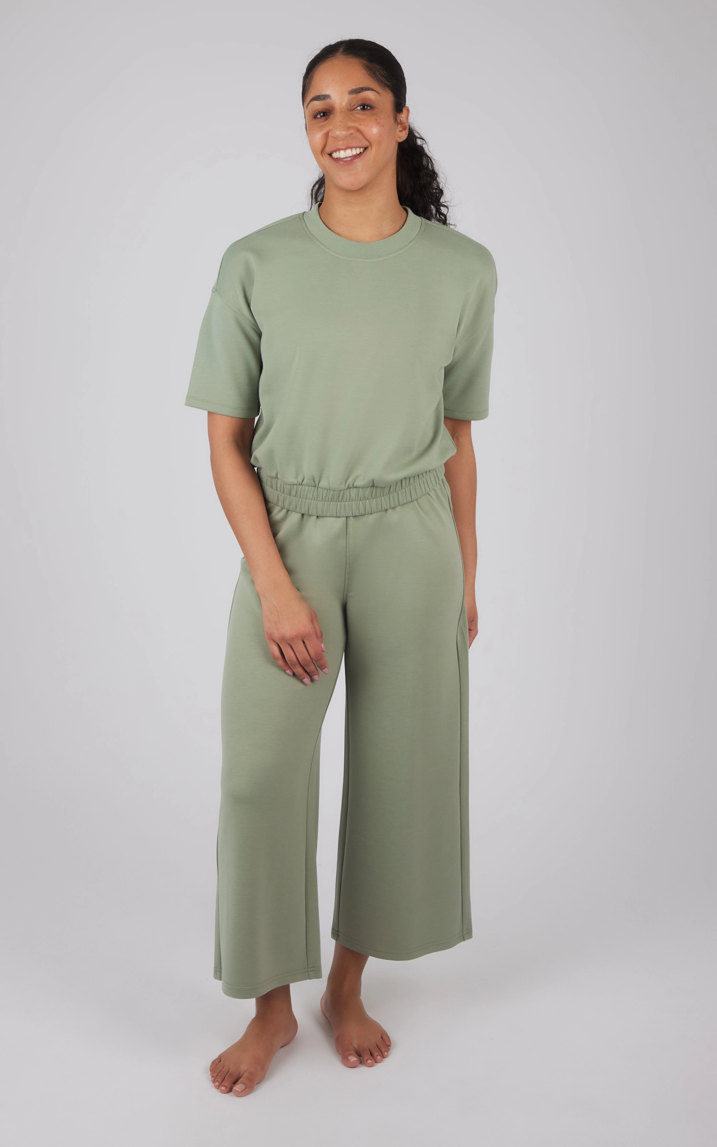Softlite Short Sleeve Top and Pant Set