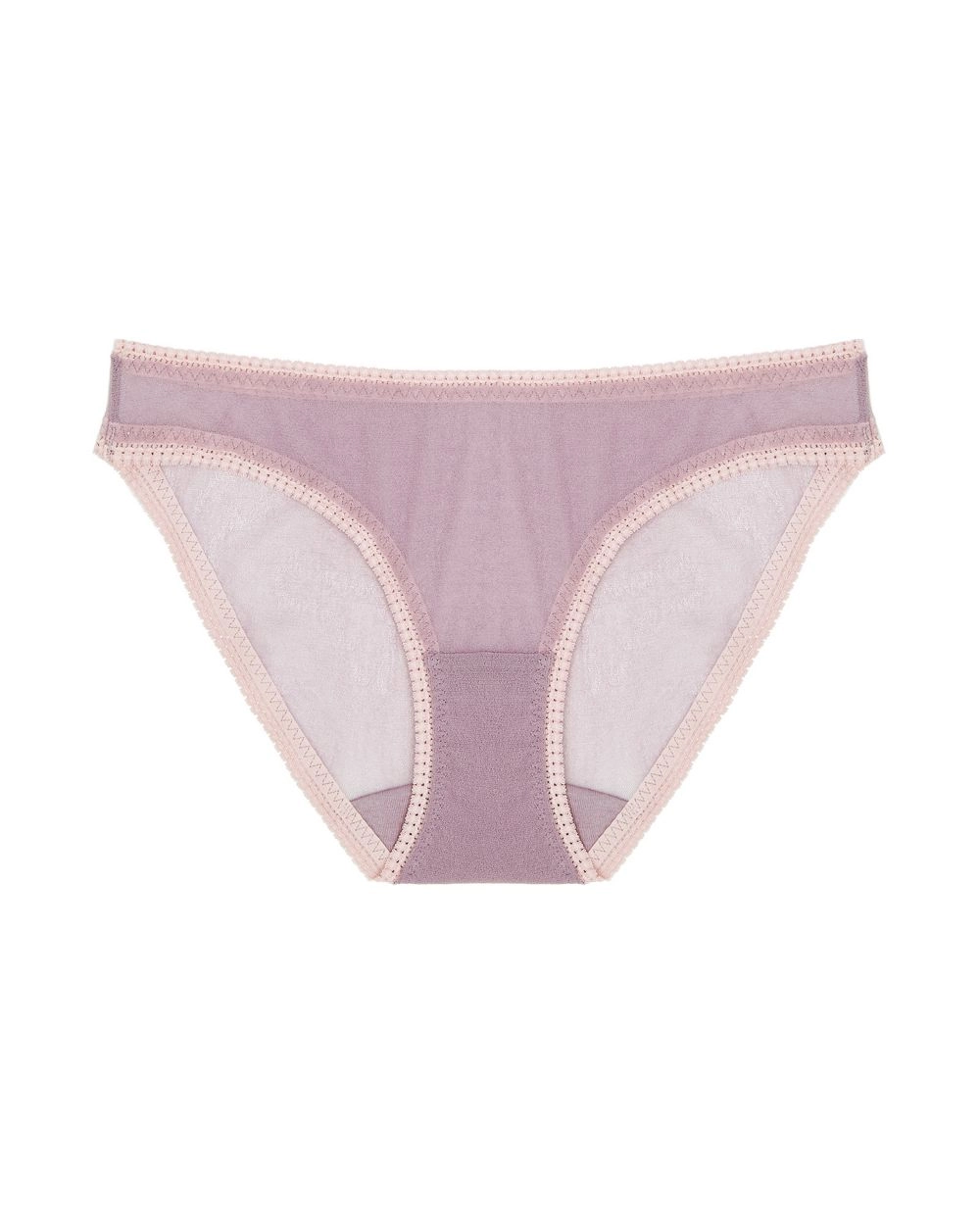 Solid Mesh Hip Bikini