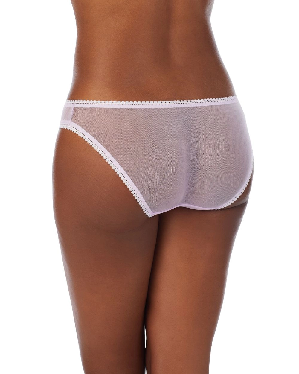 Solid Mesh Hip Bikini