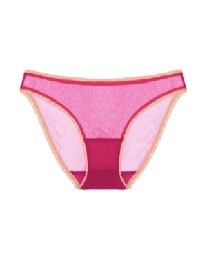 Solid Mesh Hip Bikini