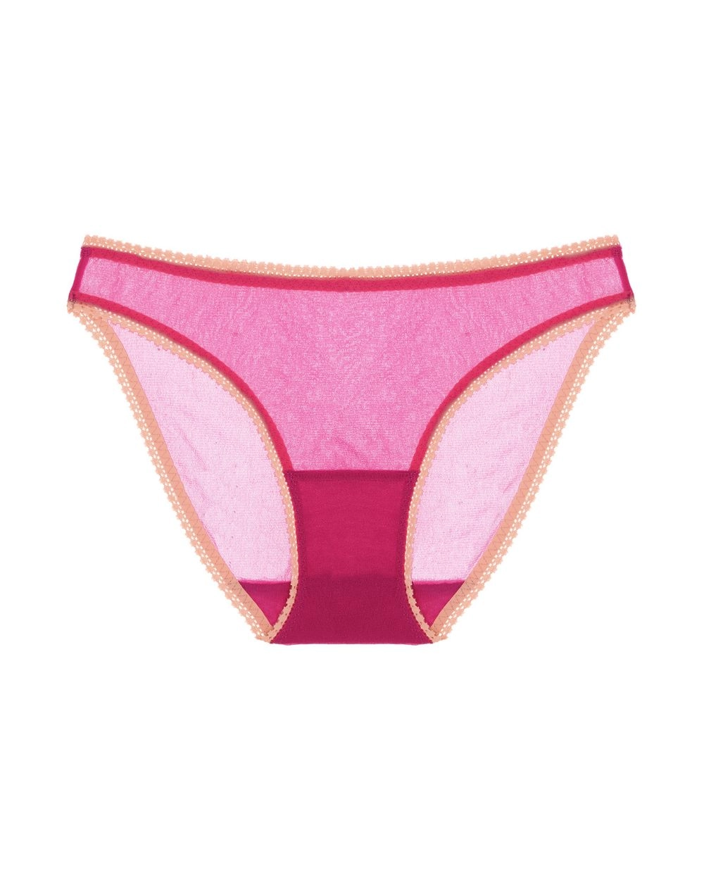 Solid Mesh Hip Bikini