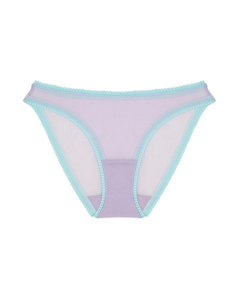 Solid Mesh Hip Bikini