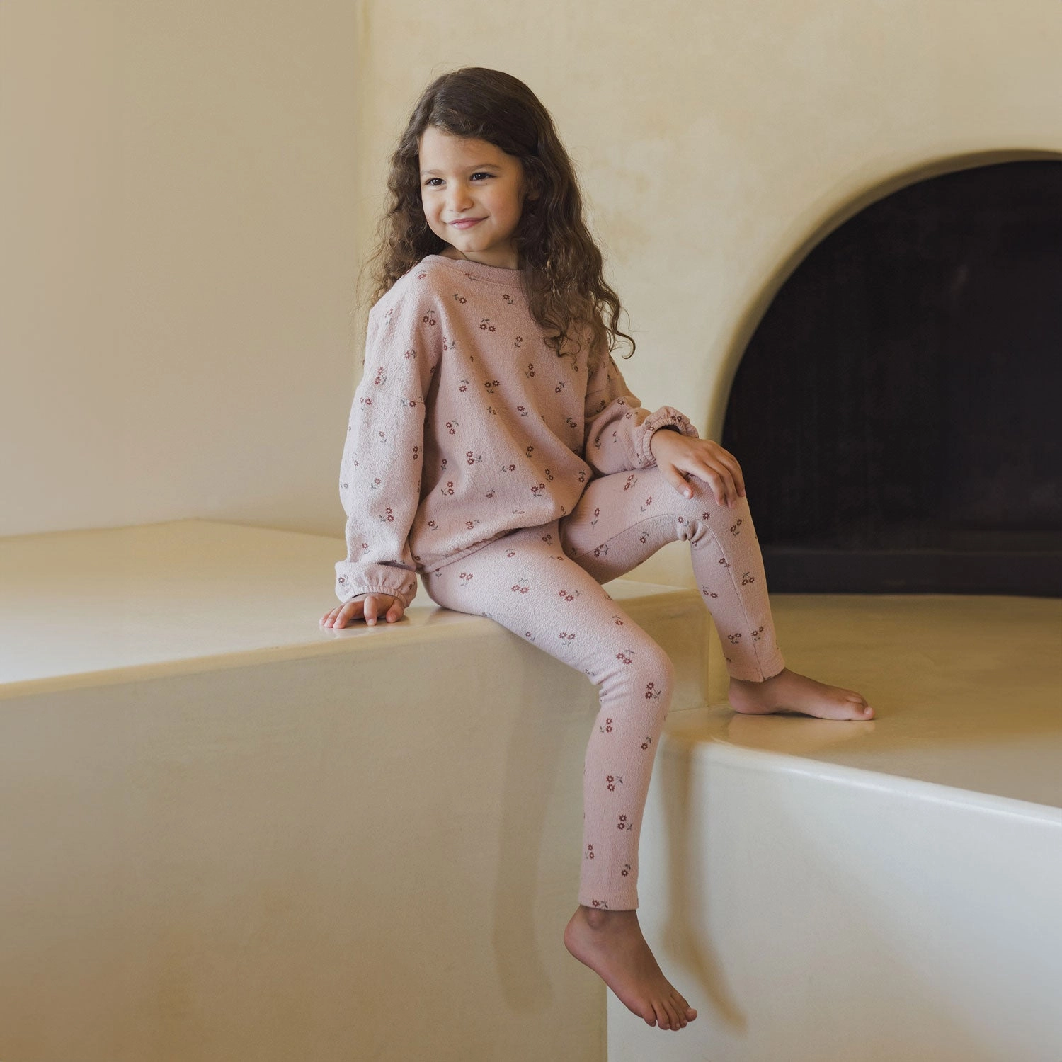 Spongey Knit Set - Blossom - Rose - FINAL SALE