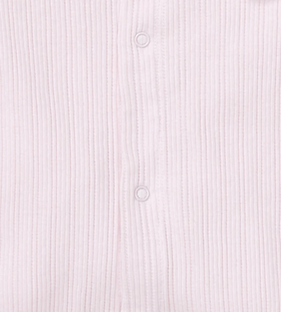 Sweet Rib Jumpsuit Set - Sweet Lavender
