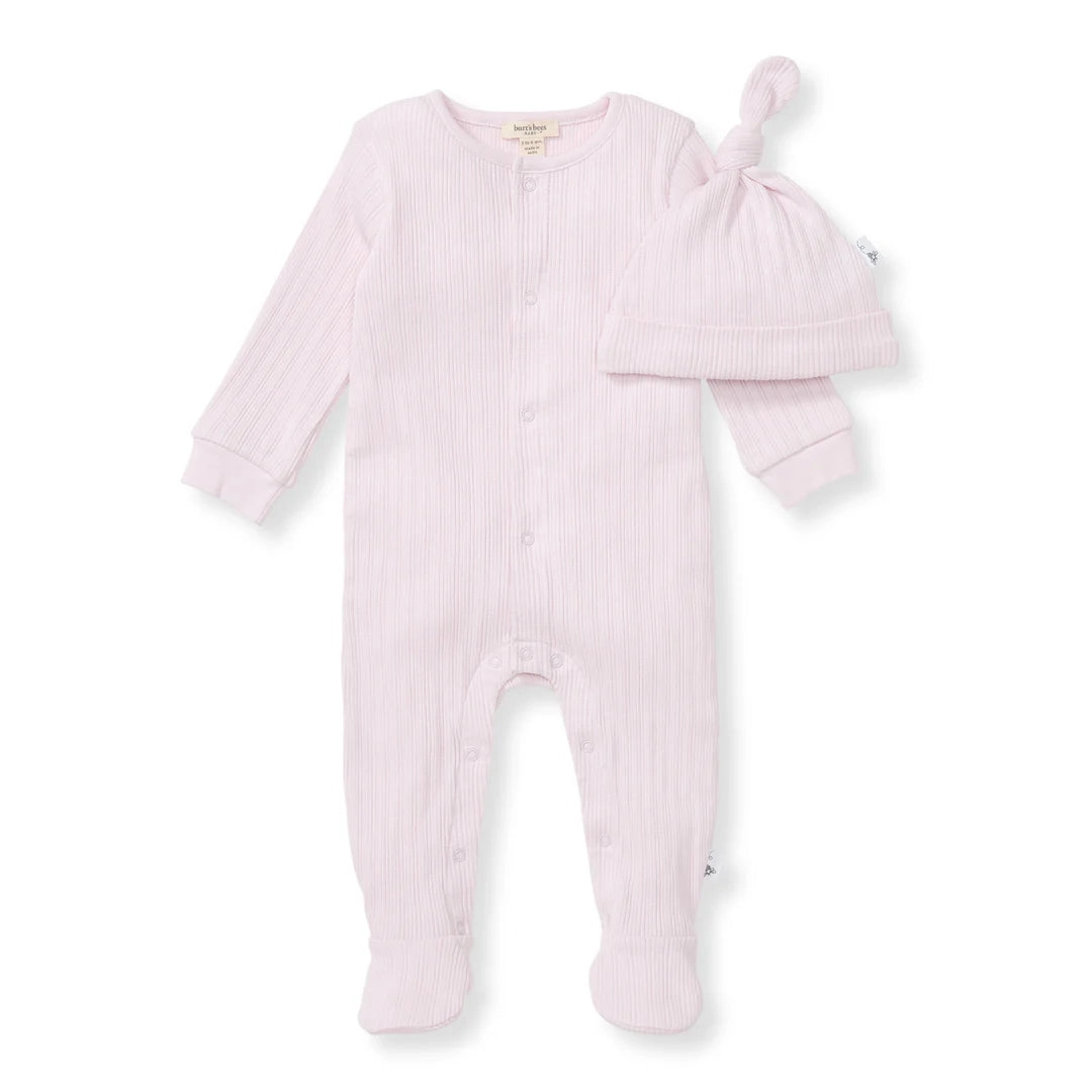 Sweet Rib Jumpsuit Set - Sweet Lavender