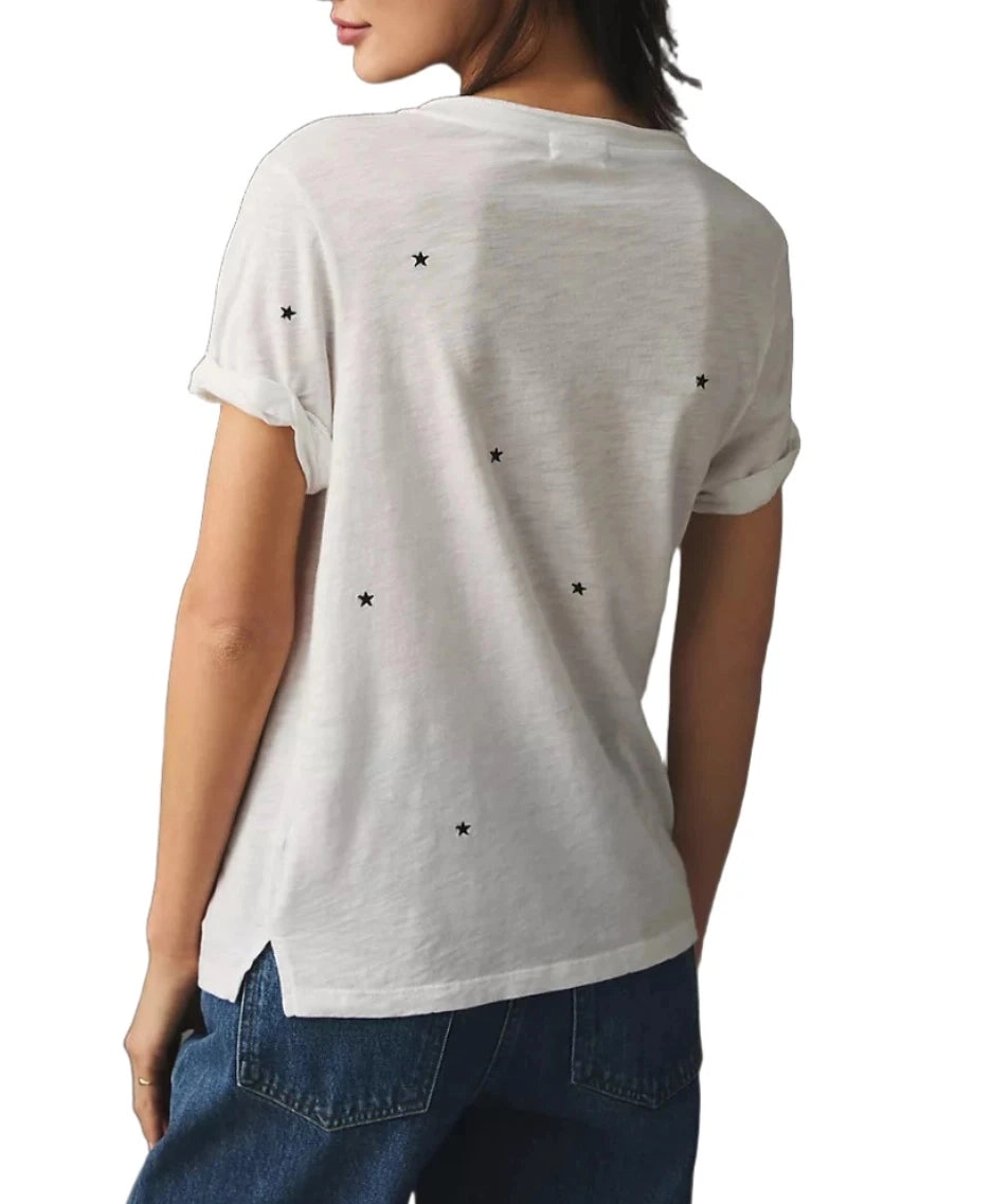 TLA  V-Neck Tee Shirt with Pocket and Plus