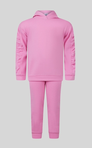 Toddler Girls 2 PC Brushed Terry Hoodie and Jogger