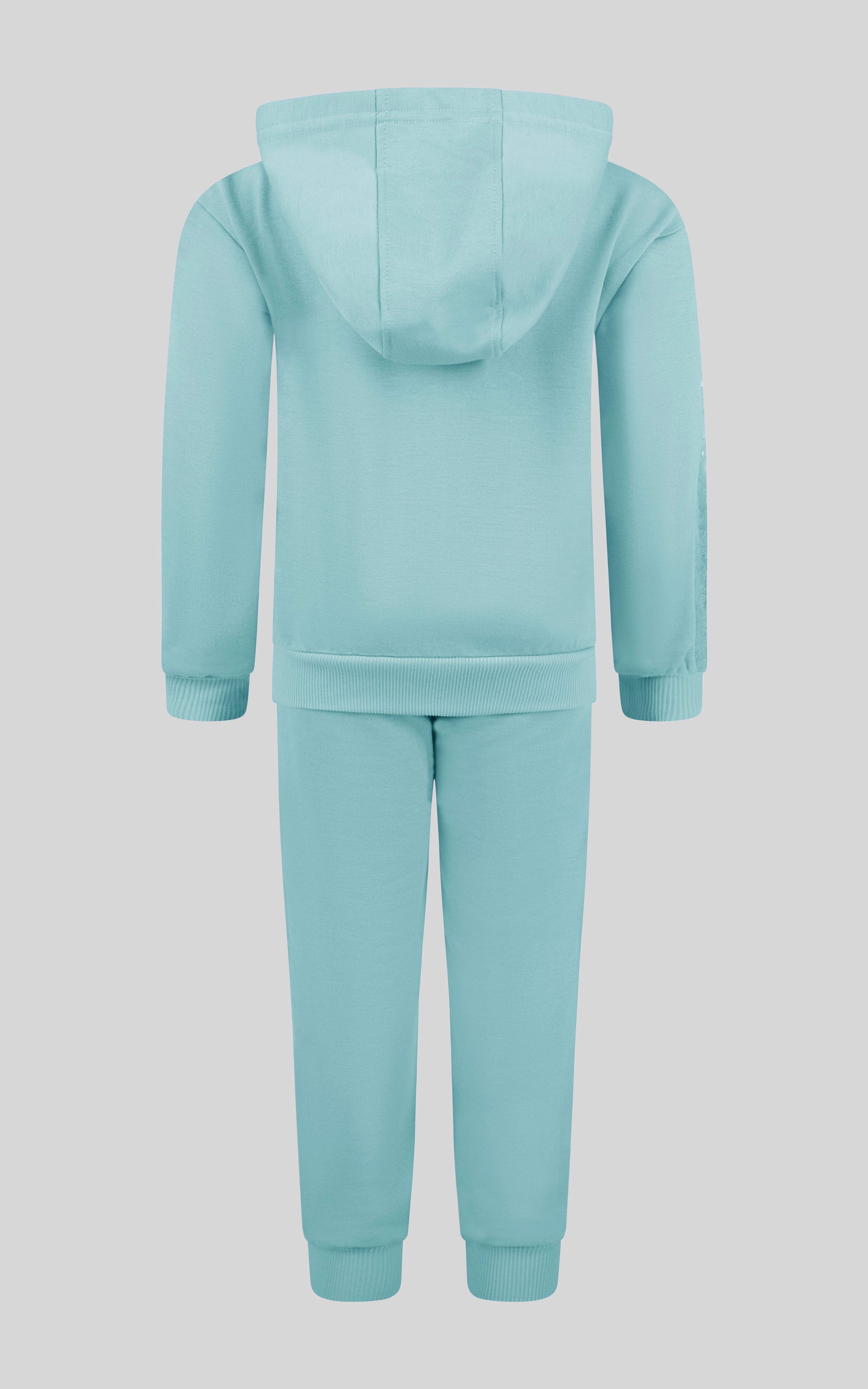 Toddler Girls 2 PC Brushed Terry Hoodie Jacket and Jogger