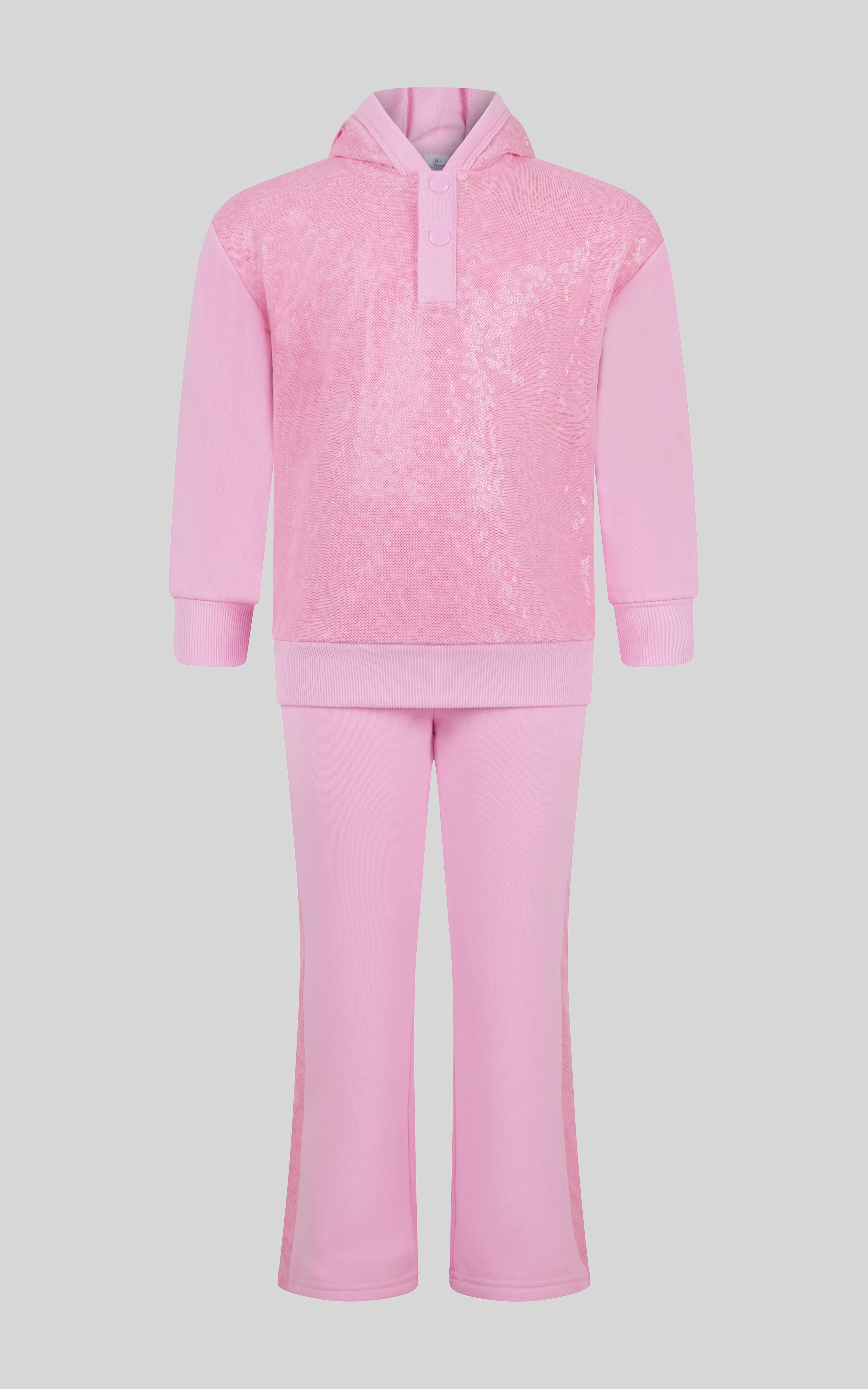 Toddler Girls 2 PC Brushed Terry Pullover and Flared Pant