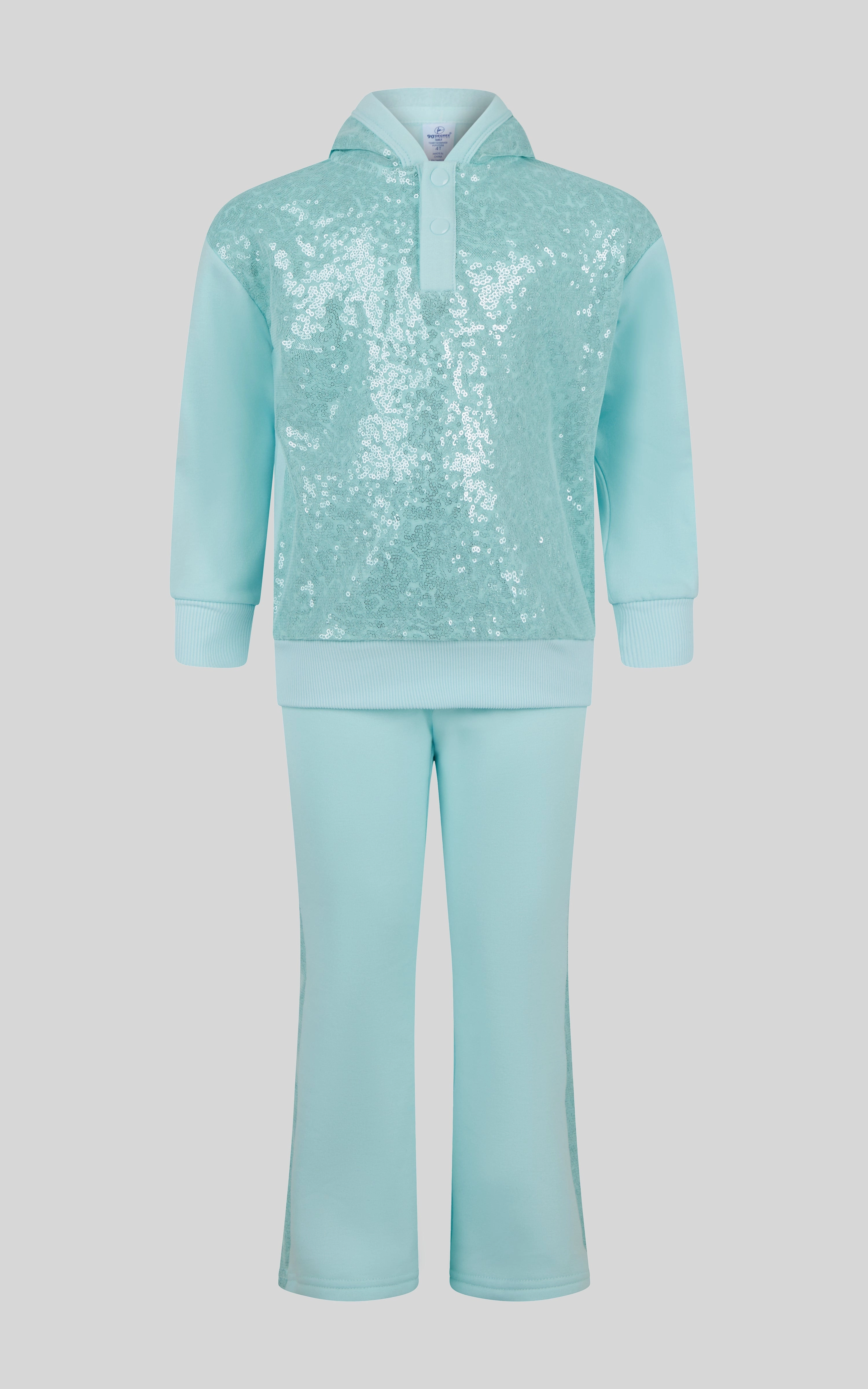 Toddler Girls 2 PC Brushed Terry Pullover and Flared Pant