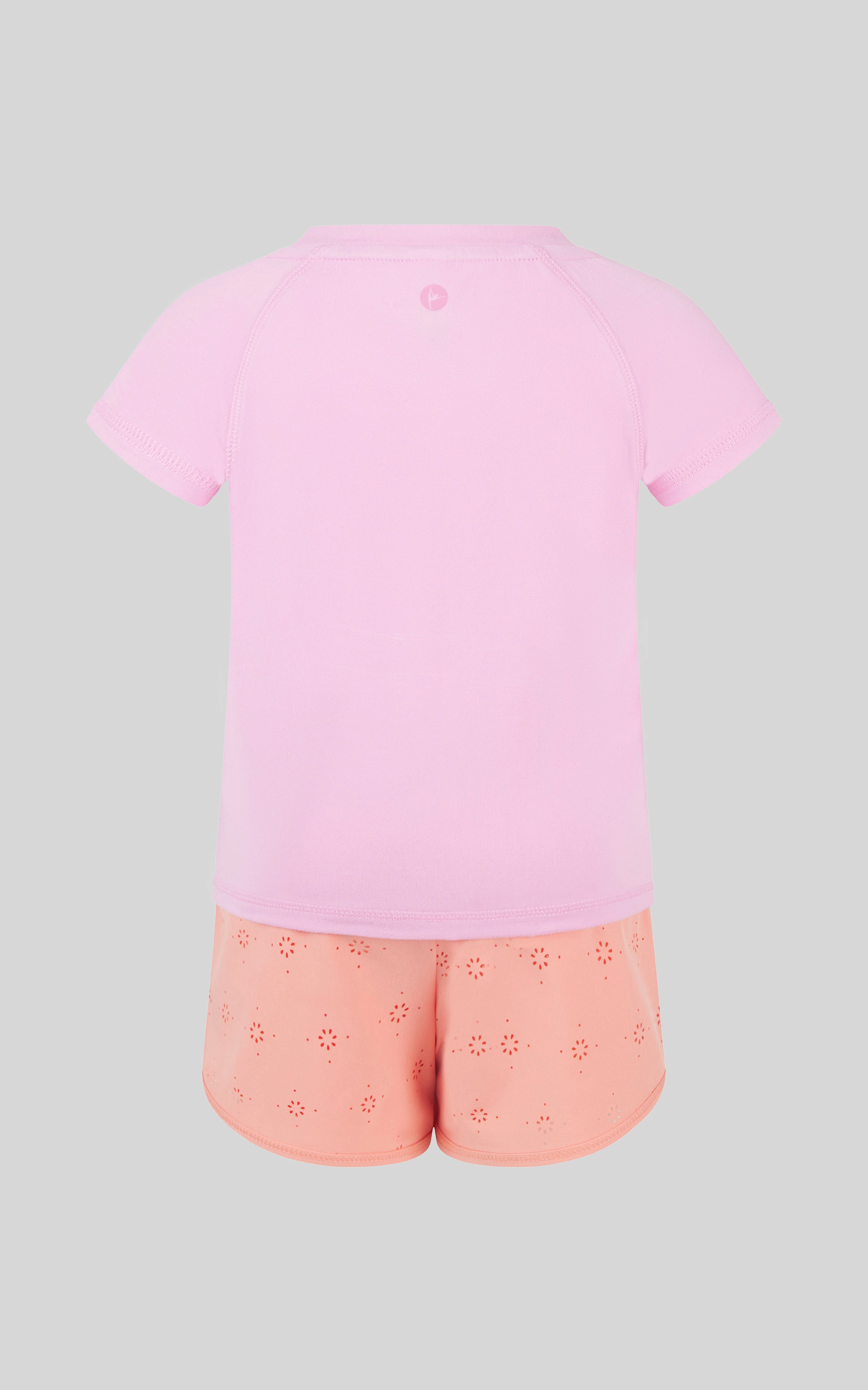 Toddler Girls 2 PC Short Sleeve Tee and Running Short