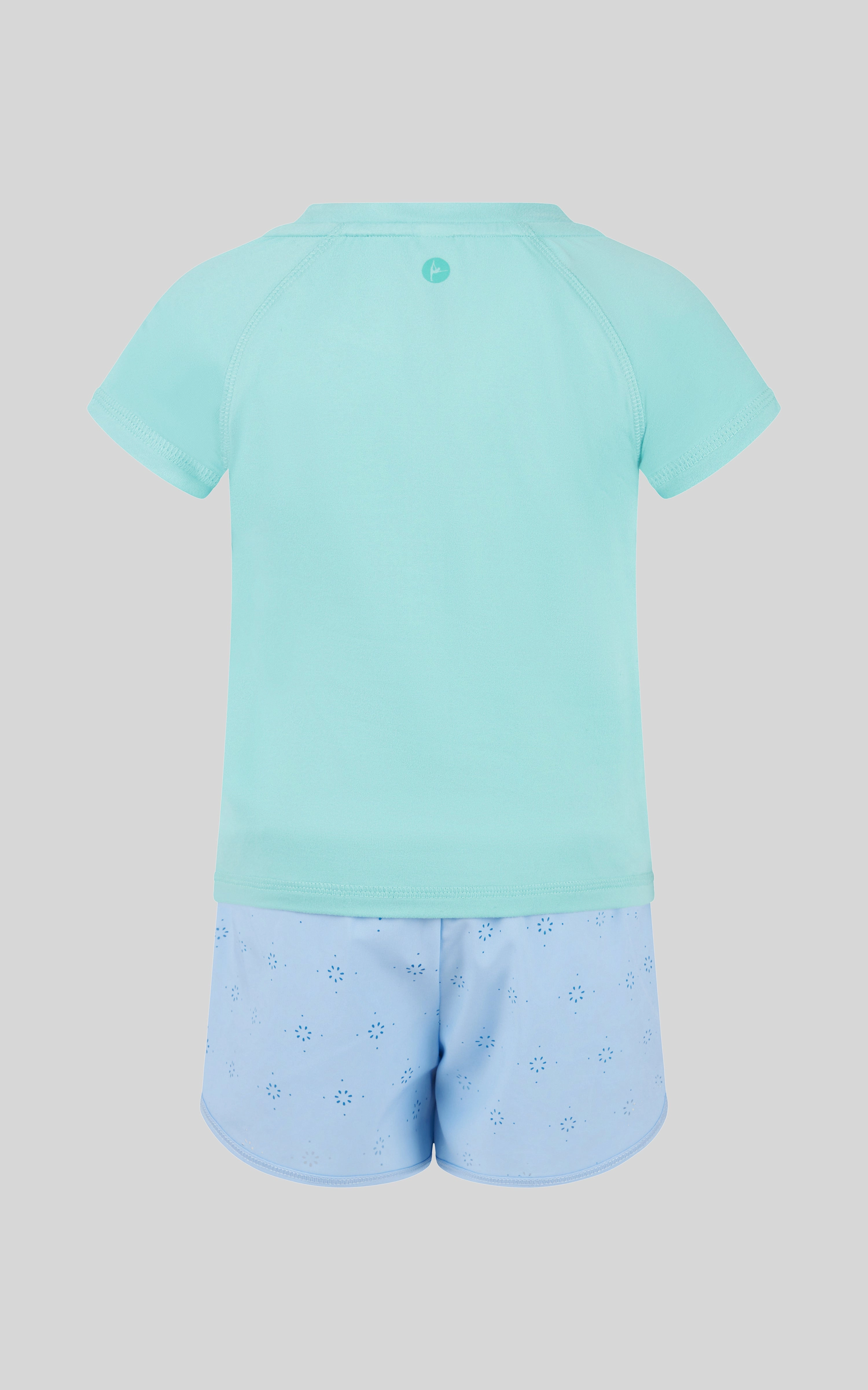 Toddler Girls 2 PC Short Sleeve Tee and Running Short