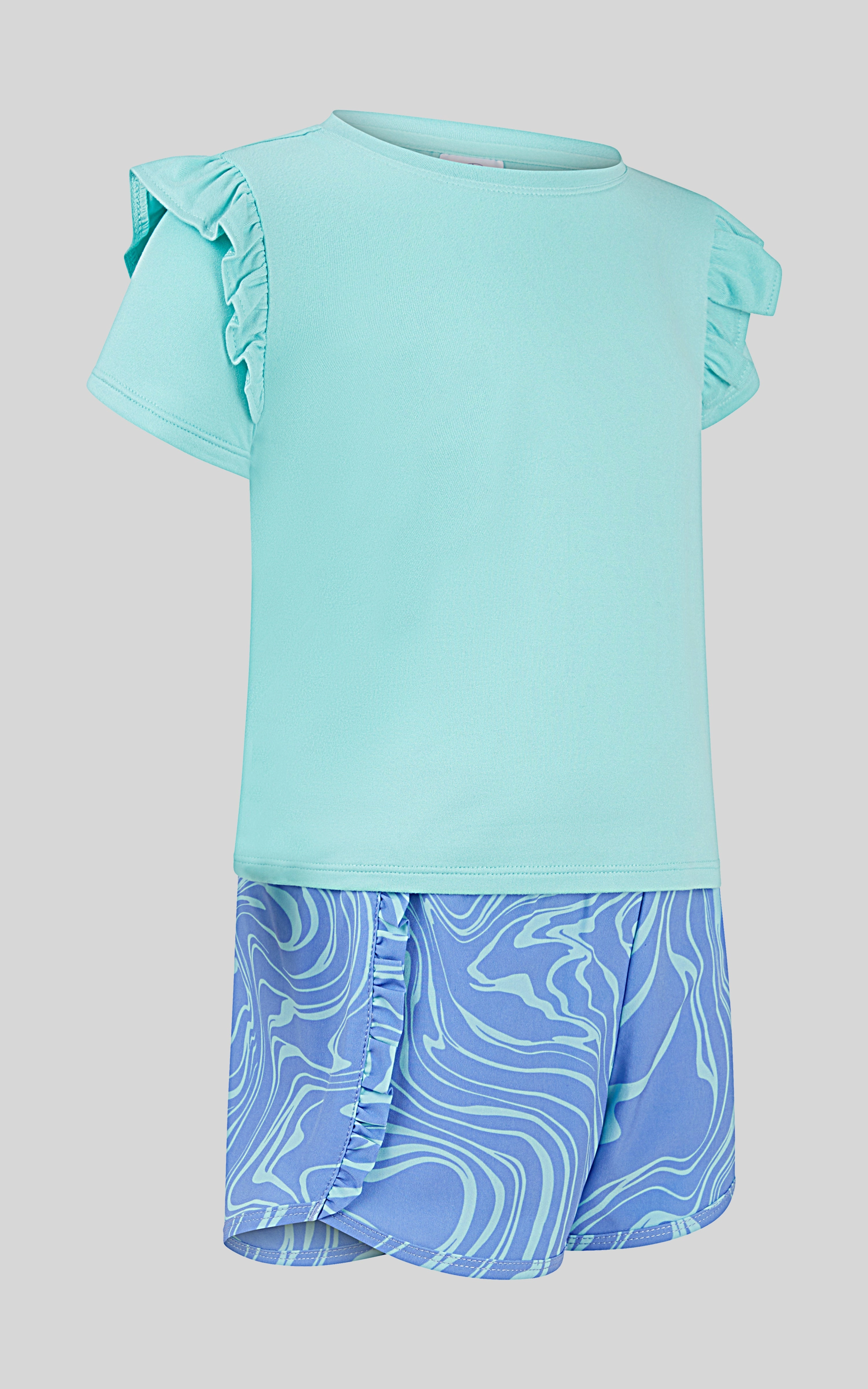 Toddler Girls 2 PC Short Sleeve Top and Lightstreme Running Short
